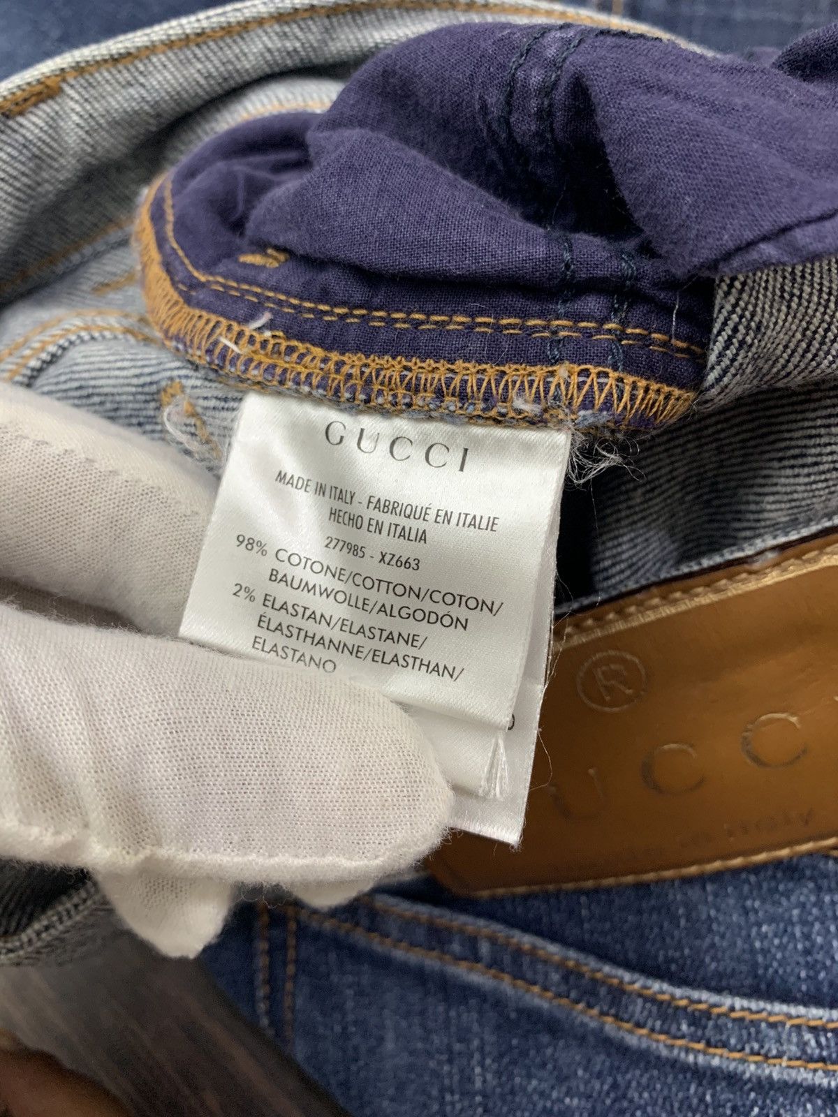 Gucci Gucci Horsebit Low-Rised Flared Womens Jeans 70's Size 25" / US 0 / IT 36 - 8 Thumbnail