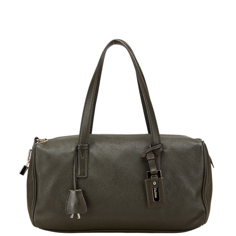 Max Mara MaxMara Max Mara Leather Boston Bag Leather Travel Bag DUTY FREE for USA Size ONE SIZE - 1 Thumbnail