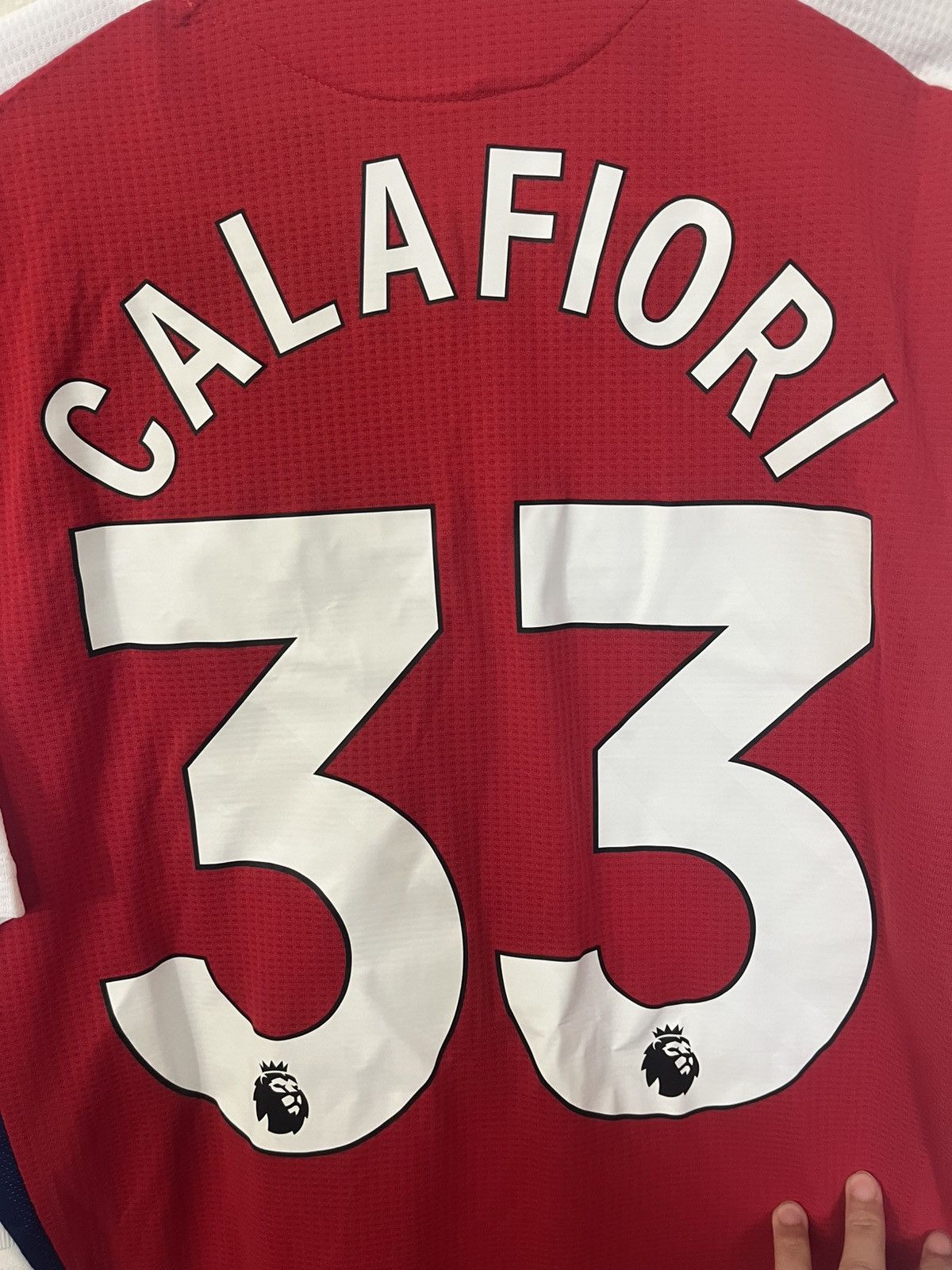 Adidas Adidas Calafiori 2024-25 Arsenal Home Soccer Jersey Large 33 Size US L / EU 52-54 / 3 - 8 Thumbnail