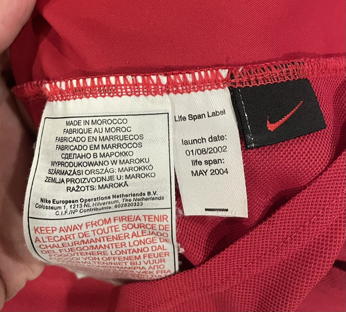 Nike Nike 2002/03 Manchester United Ronaldo #7 Jersey Men’s arge Size US L / EU 52-54 / 3 - 3 Thumbnail