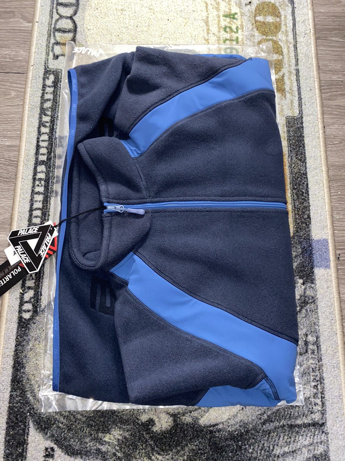 image of Palace Polartec Duo Fleece Jacket in Navy, Men's (Size XL)