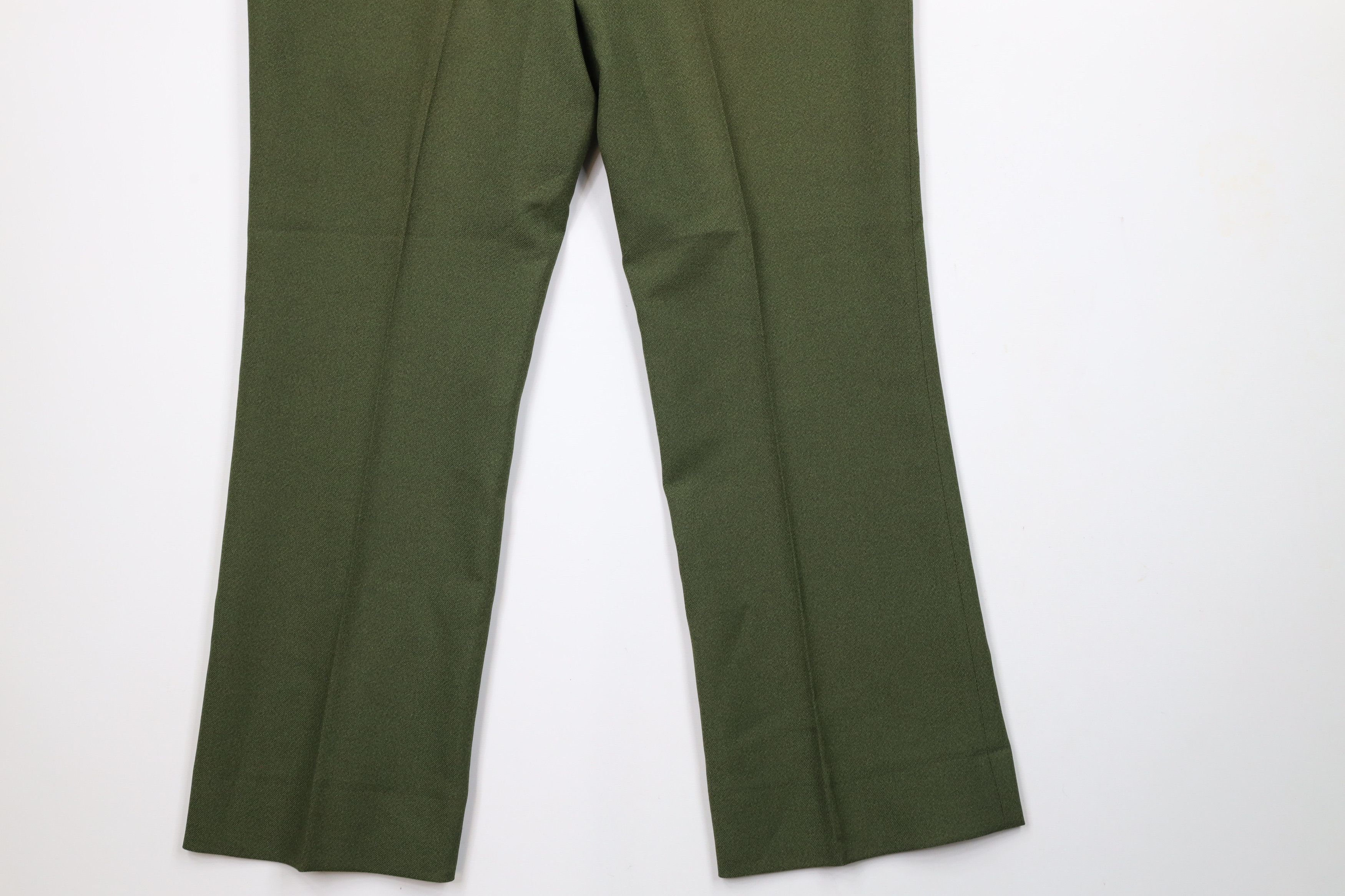 Vintage Vintage 70s Streetwear Wide Leg Chino Pants Avocado USA Size US 36 / EU 52 - 12 Thumbnail