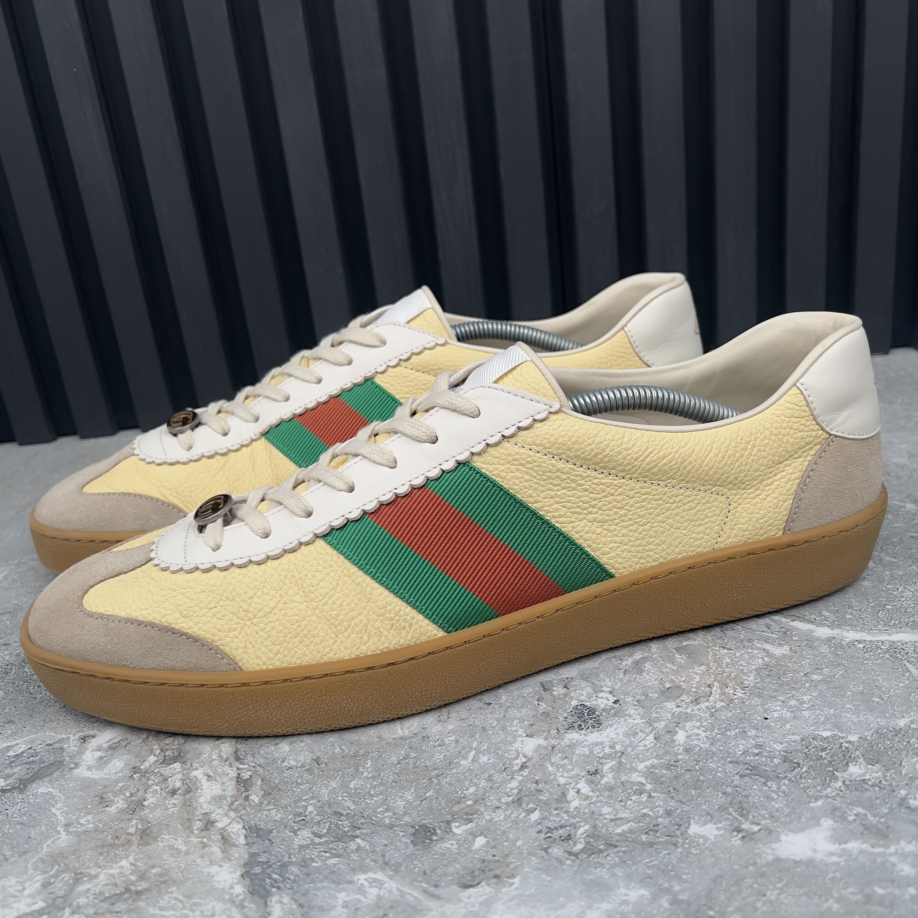 Gucci Gucci Web G 74 GG Sneakers Bees Leather Size US 12.5 / EU 45-46 - 4 Thumbnail
