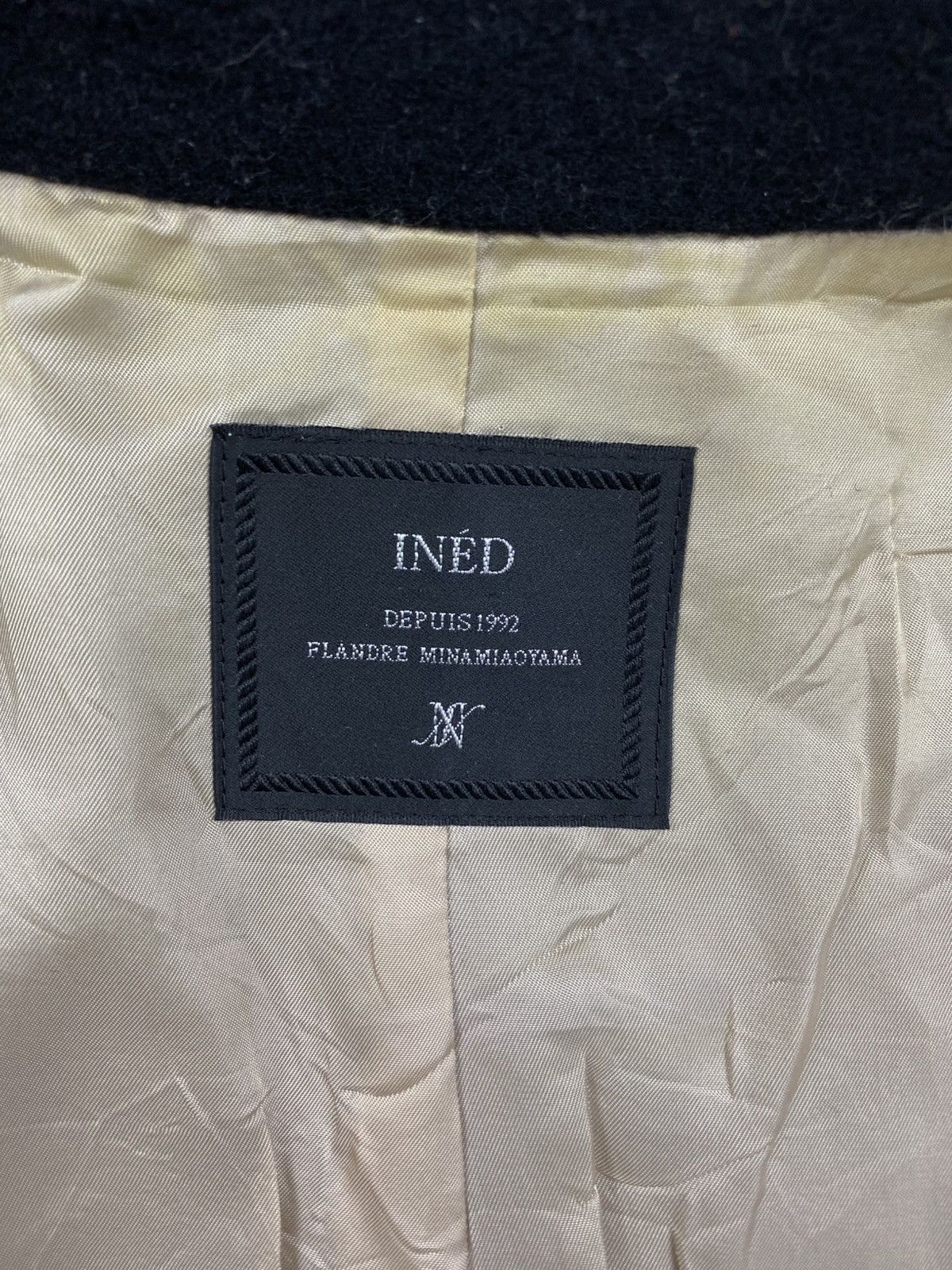 Yohji Yamamoto Vintage Yohji Yamamoto Ined Double Collar Wool Crop Jacket Size M / US 6-8 / IT 42-44 - 10 Thumbnail