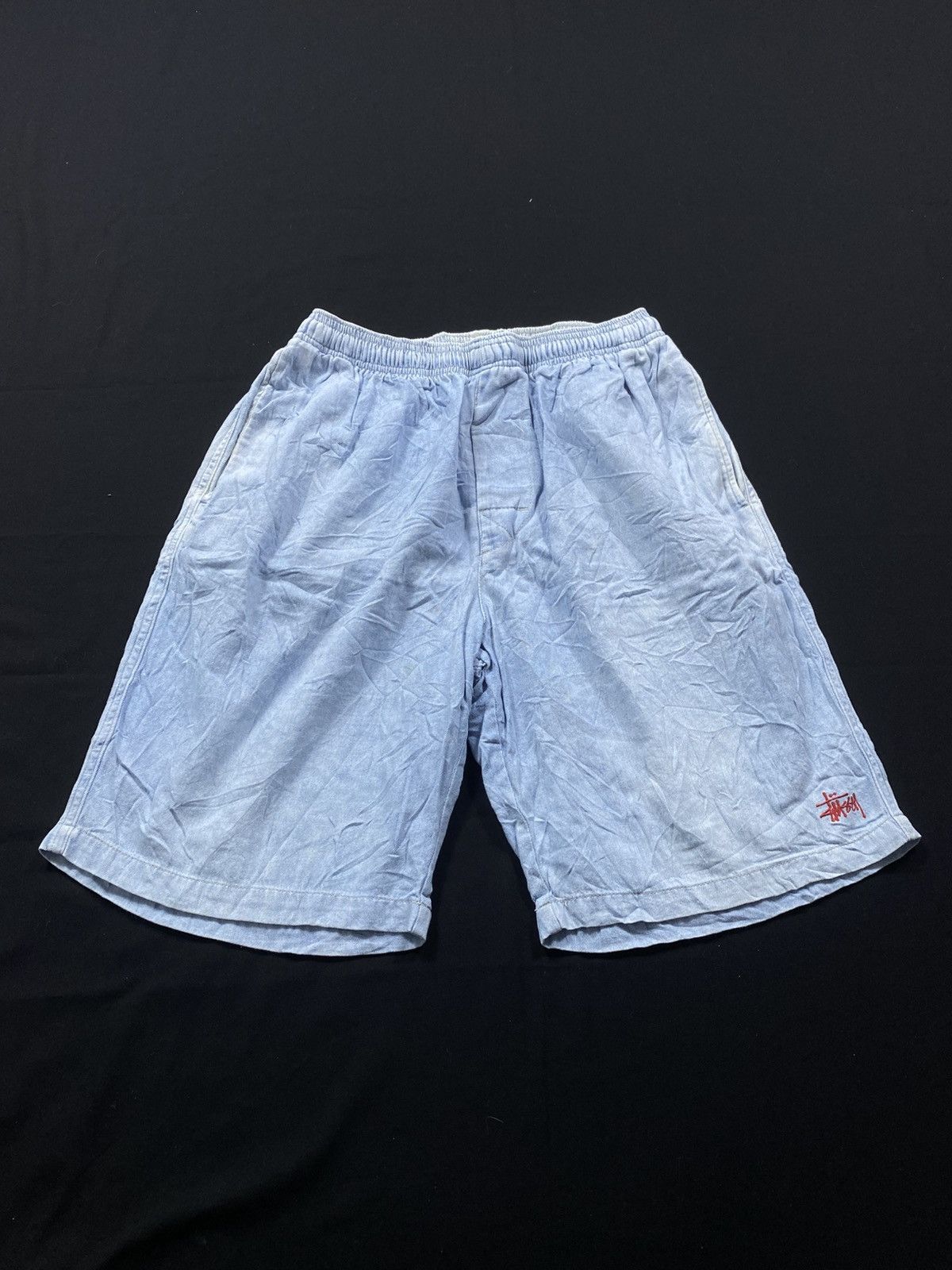 Stussy Vintage 90's Stussy Elastic Stuff Pants Size US 31 - 1 Thumbnail