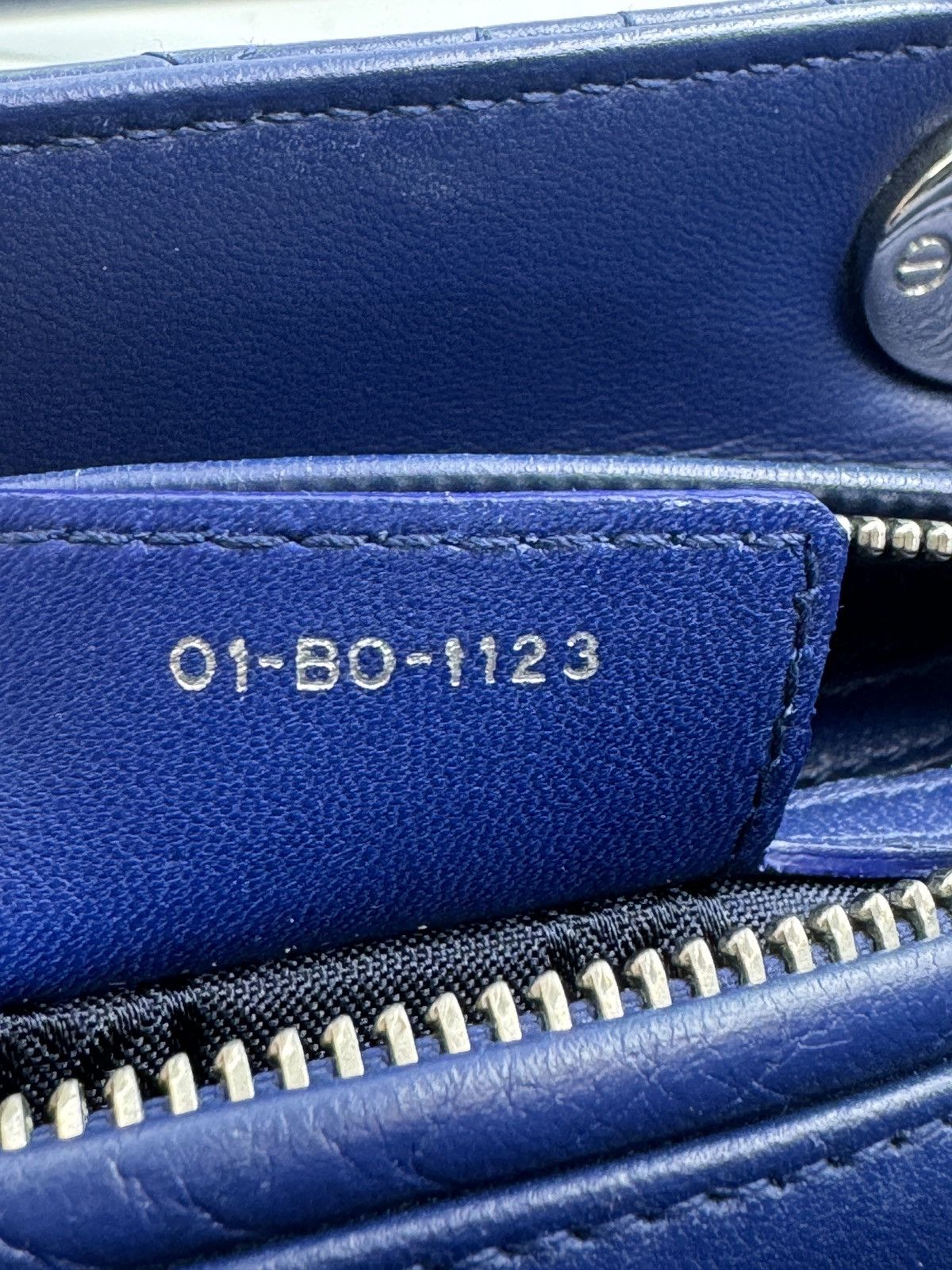 Christian Dior Monsieur Lady Dior medium size handbag blue Size ONE SIZE - 9 Thumbnail