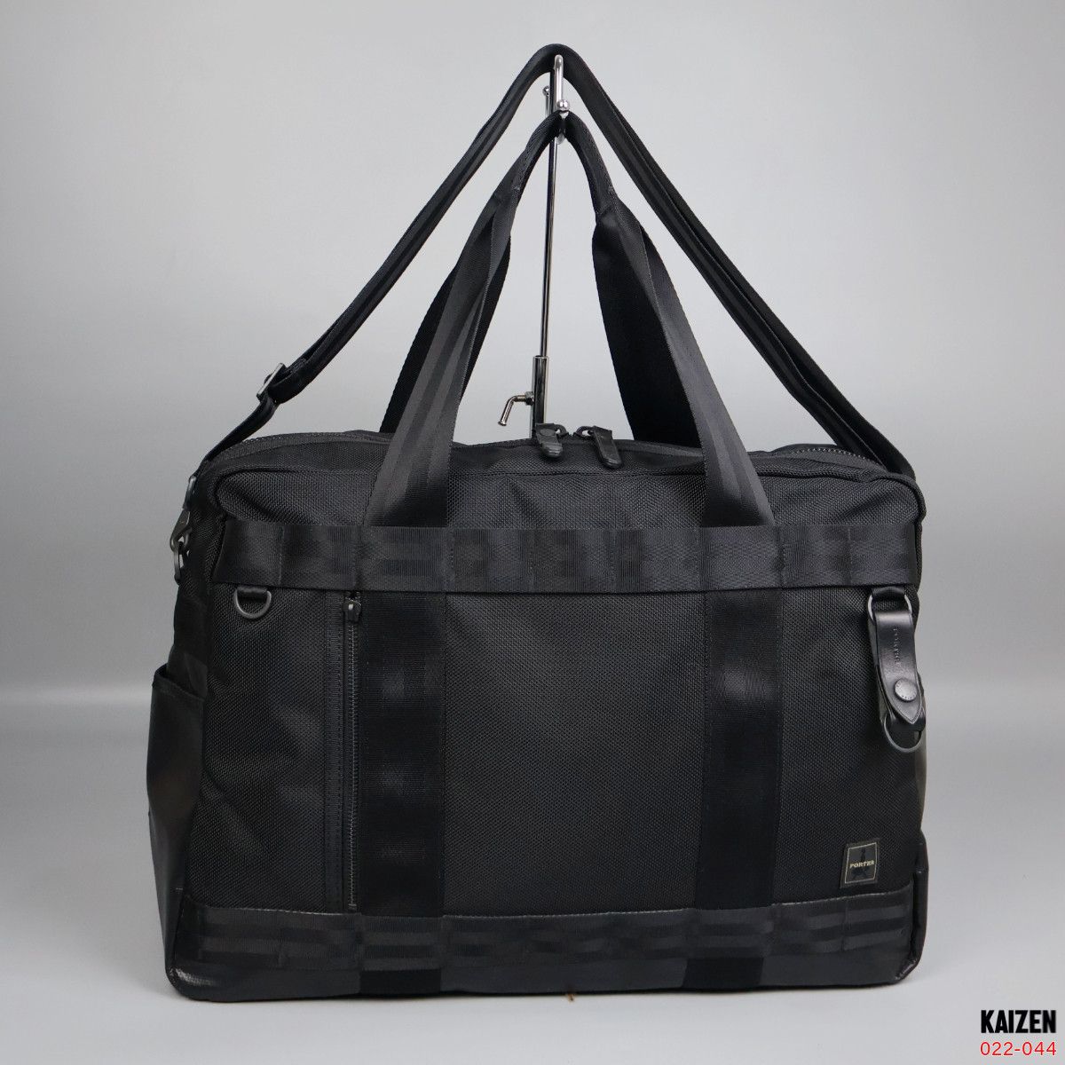image of Porter International - Two-Way Duffle Bag in Black, Men's
