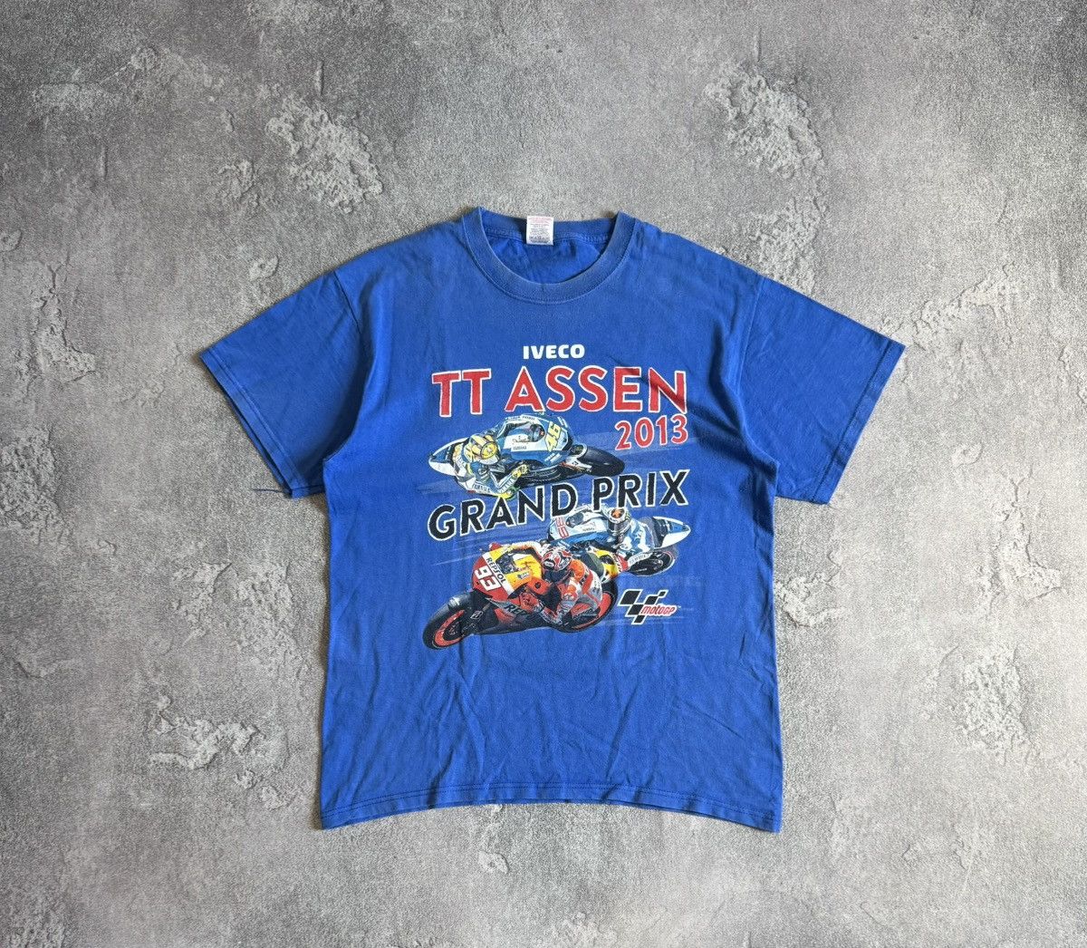 Vintage Grand Prix IVECO Motogp TT ASSEN racing 2013 tshirt tee 00s Size US L / EU 52-54 / 3 - 7 Thumbnail