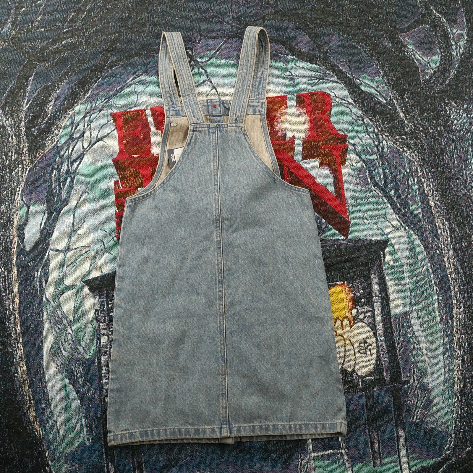Tommy Hilfiger × Tommy Jeans Tommy Jeans Denim Overall Dress RETAIL $90 Size XXS / US 00 / IT 34 - 4 Thumbnail