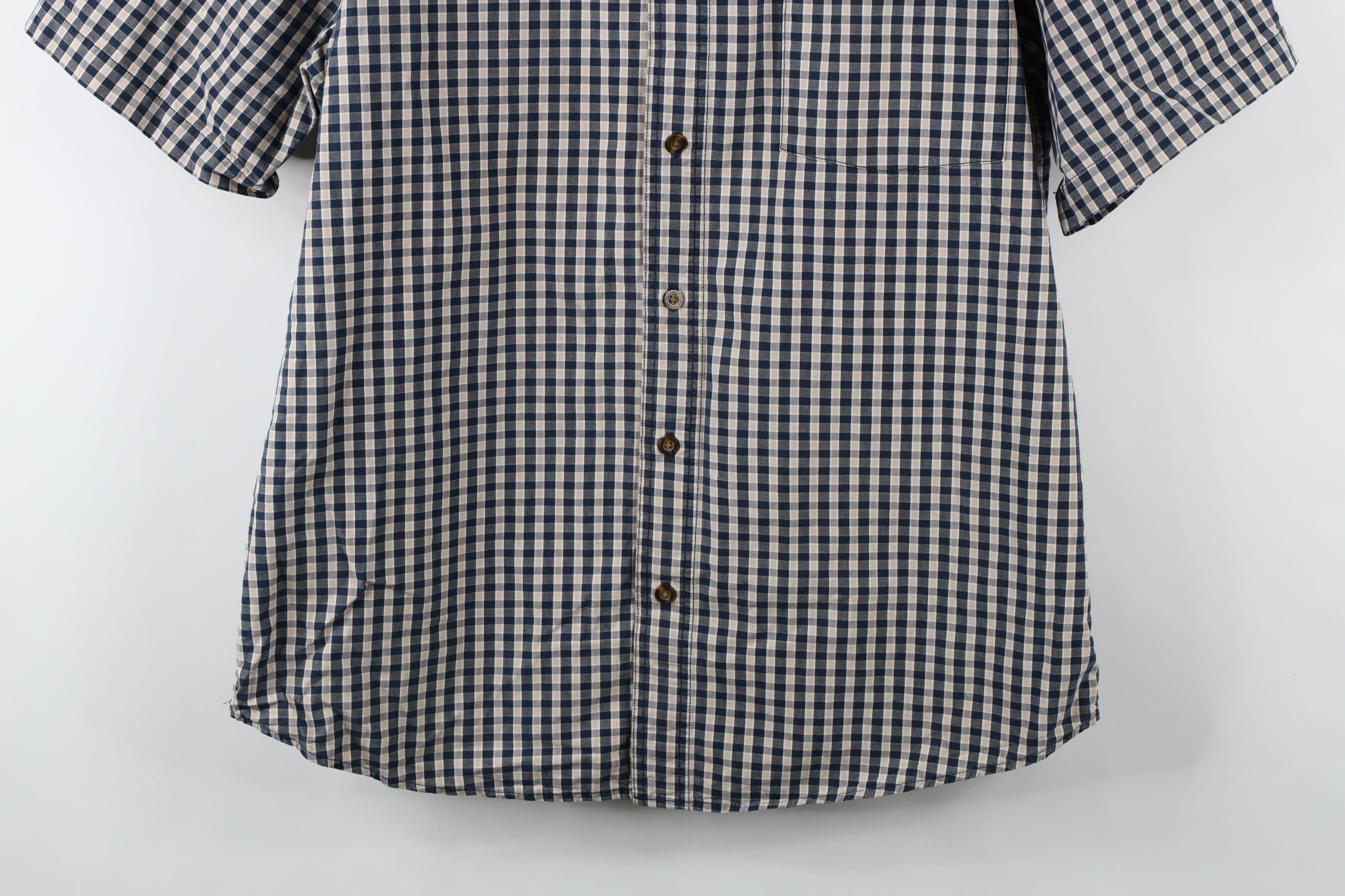 Carhartt × Vintage Vintage Carhartt Checkered Short Sleeve Button Shirt Cotton Size US L / EU 52-54 / 3 - 3 Thumbnail