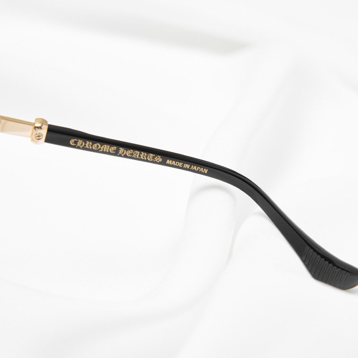Chrome Hearts CHROME HEARTS TITANASLUVR BLACK/ GOLD PLATED GLASSES Size ONE SIZE - 5 Thumbnail