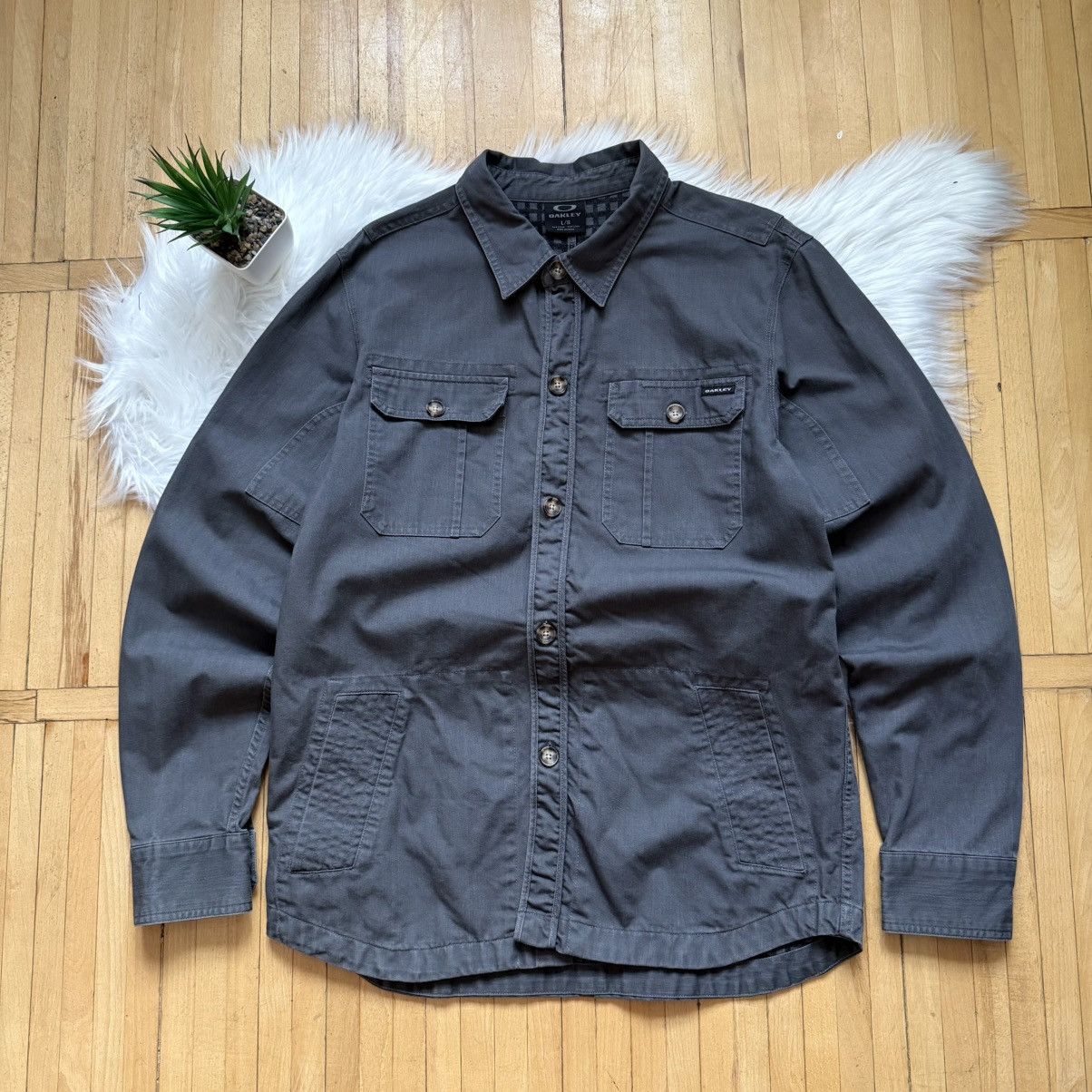 Oakley 📌 Vintage Oakley 00s Crazy Overshirt Jacket Size US L / EU 52-54 / 3 - 1 Thumbnail