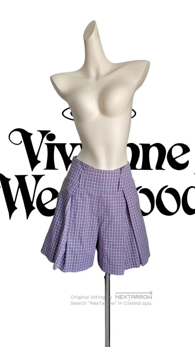 Vivienne Westwood Vivienne Westwood Purple Plaid Skirt Pants Size 26" / US 2 / IT 38 - 5 Thumbnail