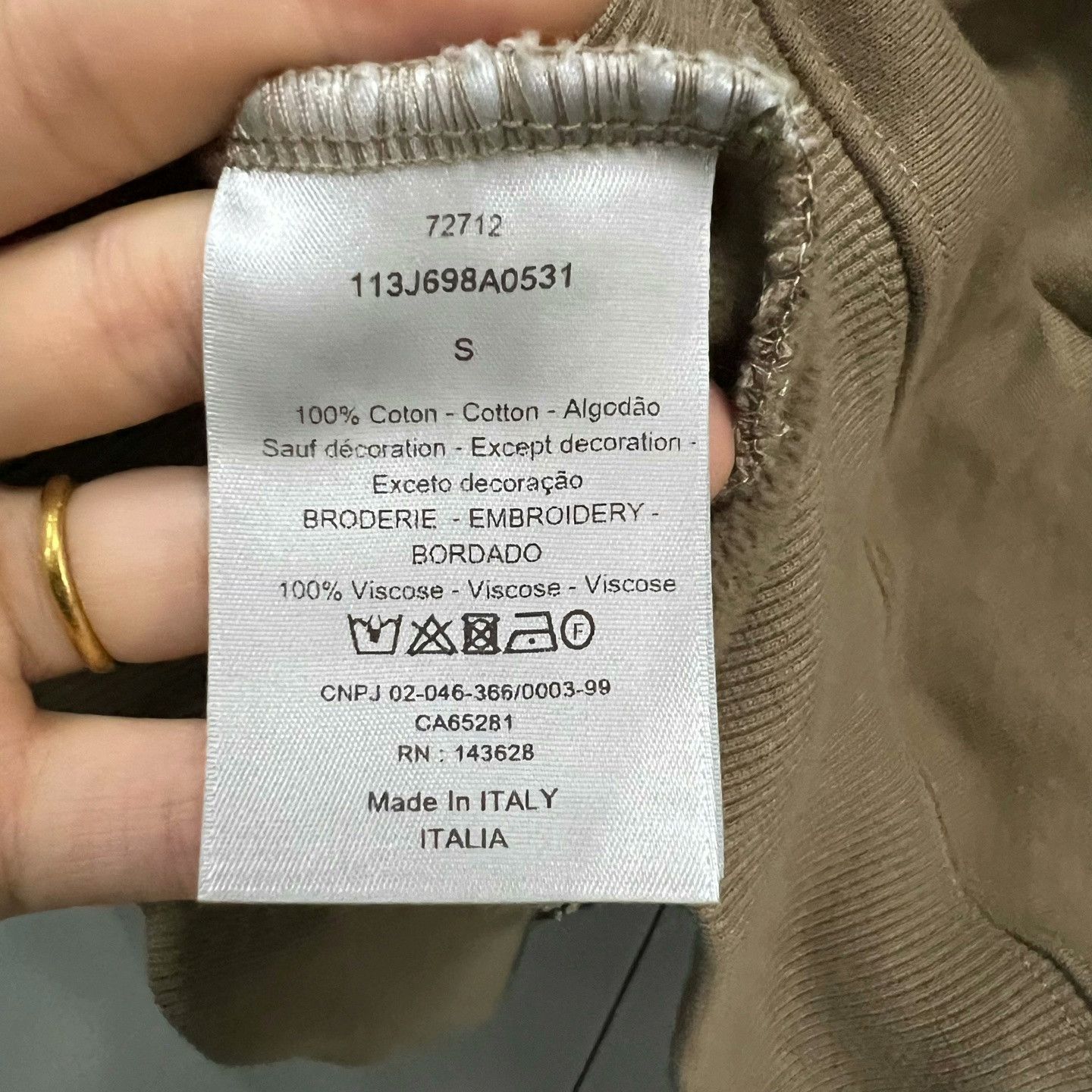 Dior Dior Solid Logo Embroidered Hoodie Size US S / EU 44-46 / 1 - 3 Thumbnail