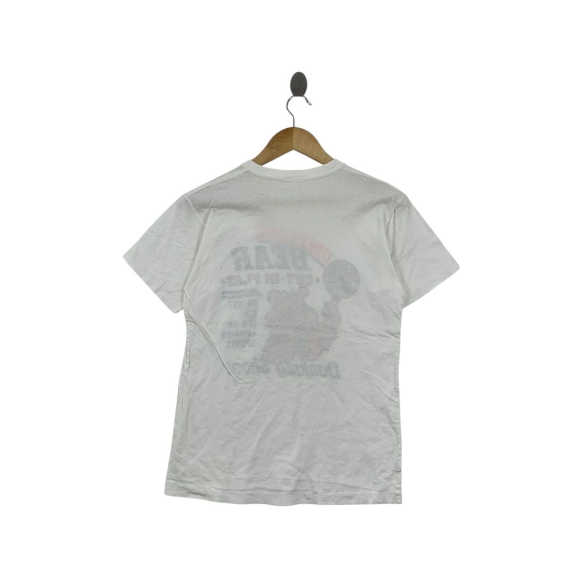 Other Vintage DUMPLING BEAR BASKETBALL Dunking Shoot Tee Shirt Top Size XS / US 0-2 / IT 36-38 - 5 Thumbnail