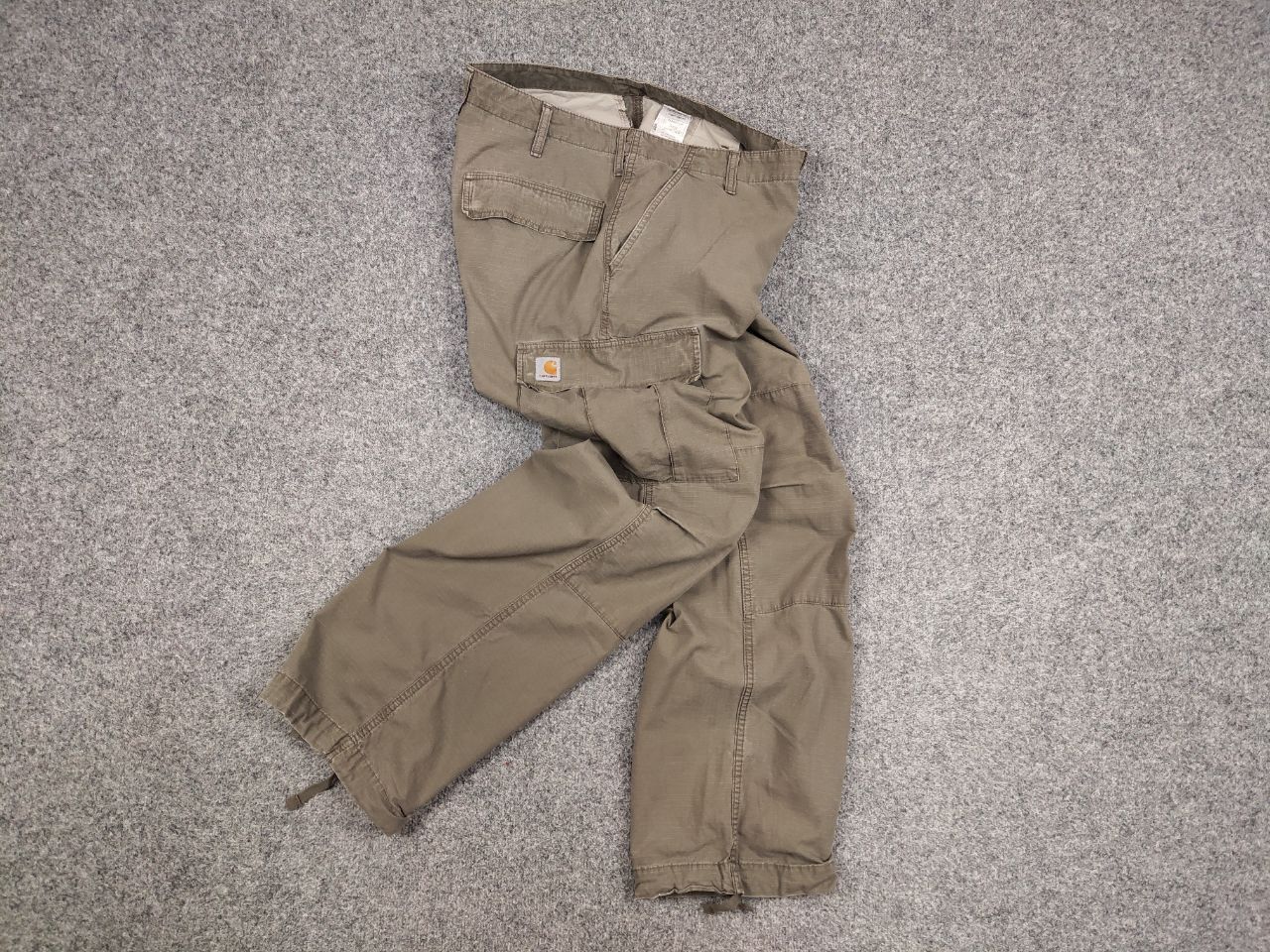 Carhartt Vintage 90's Carhartt Ripstop Faded Cargo Pants Travis Style Size US 32 / EU 48 - 6 Thumbnail
