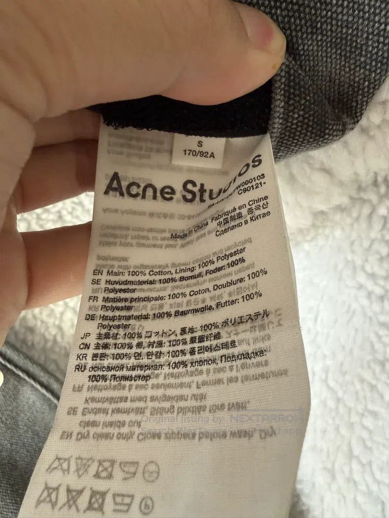 Acne Studios Acne Studios Grey Cotton Sleeveless Vest with Sheepskin Li Size US S / EU 44-46 / 1 - 4 Thumbnail