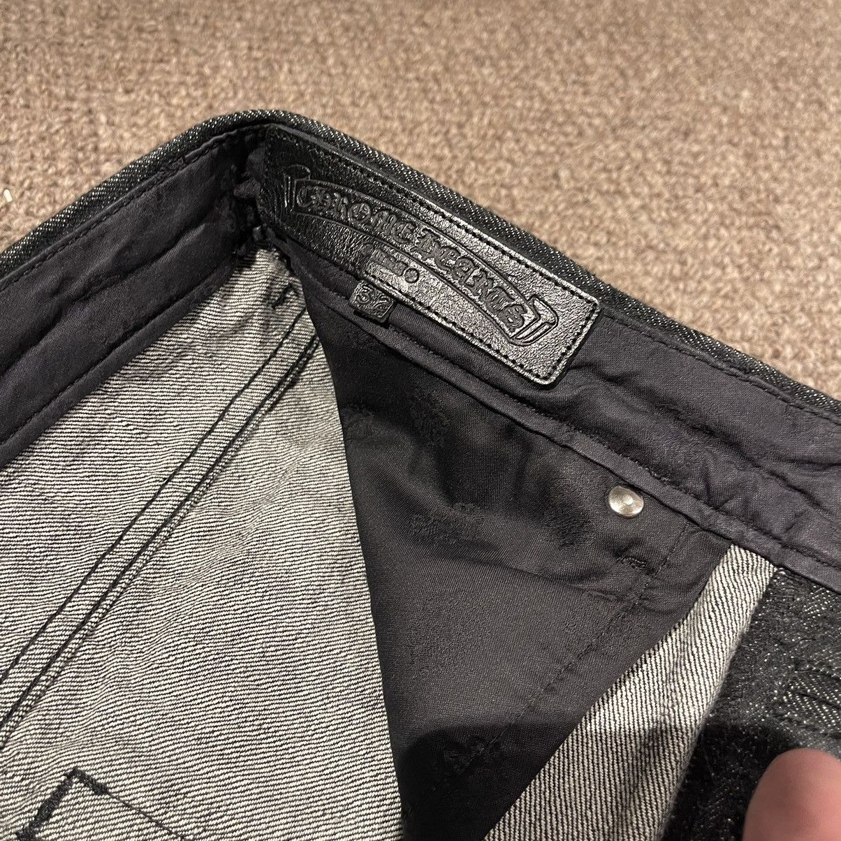 Chrome Hearts Chrome Hearts Exclusive Star Patch Fleur Knees Denim Jeans Size US 32 / EU 48 - 7 Thumbnail