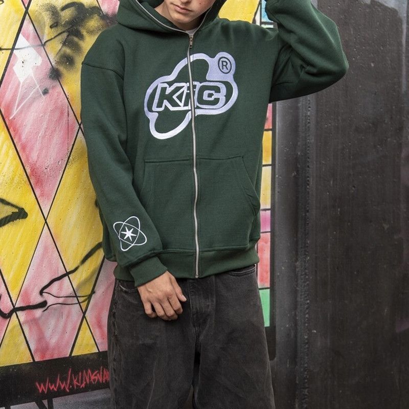Japanese Brand × Vintage Retro Fashion Printing Zipper Hoodie Size US M / EU 48-50 / 2 - 4 Thumbnail