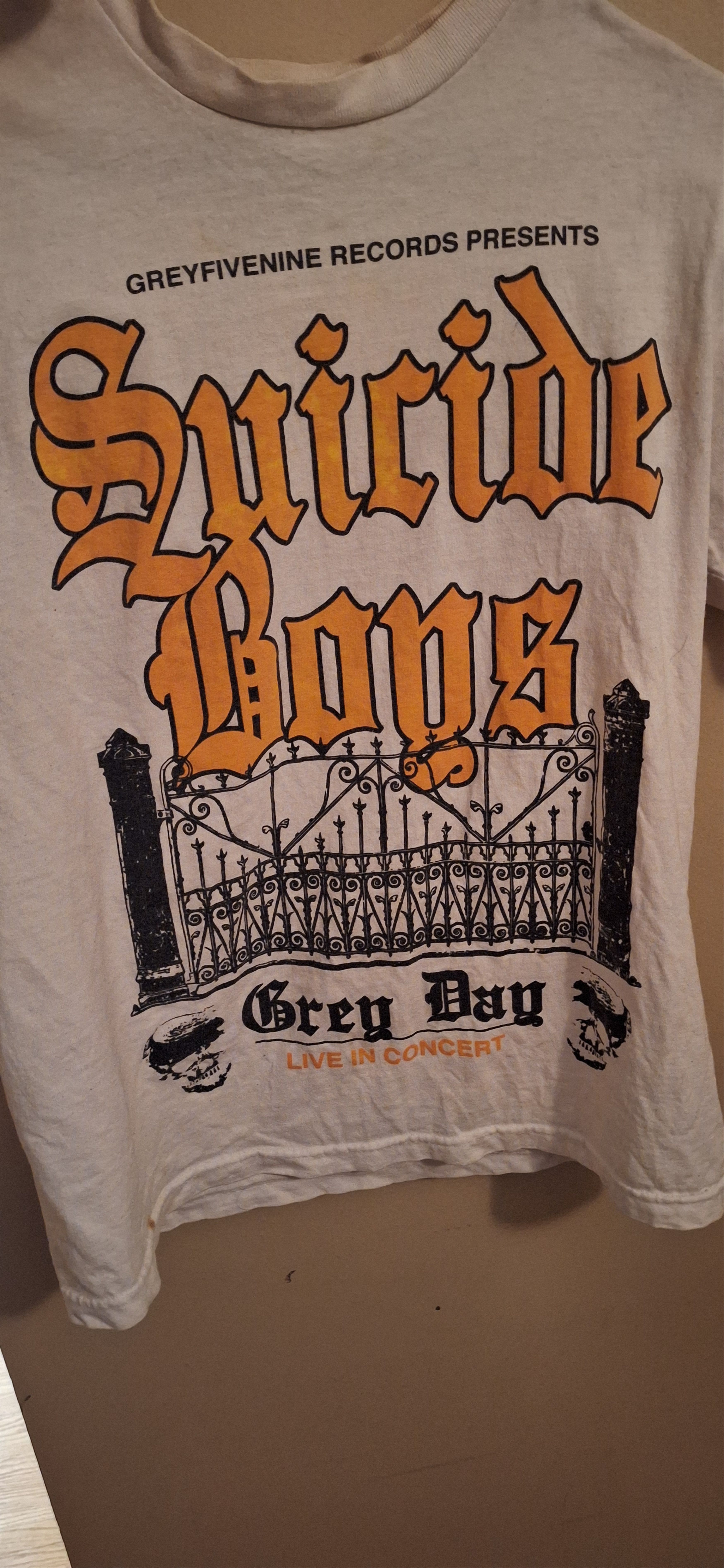 G59 Records Grey day white tee Size US M / EU 48-50 / 2 - 1 Thumbnail