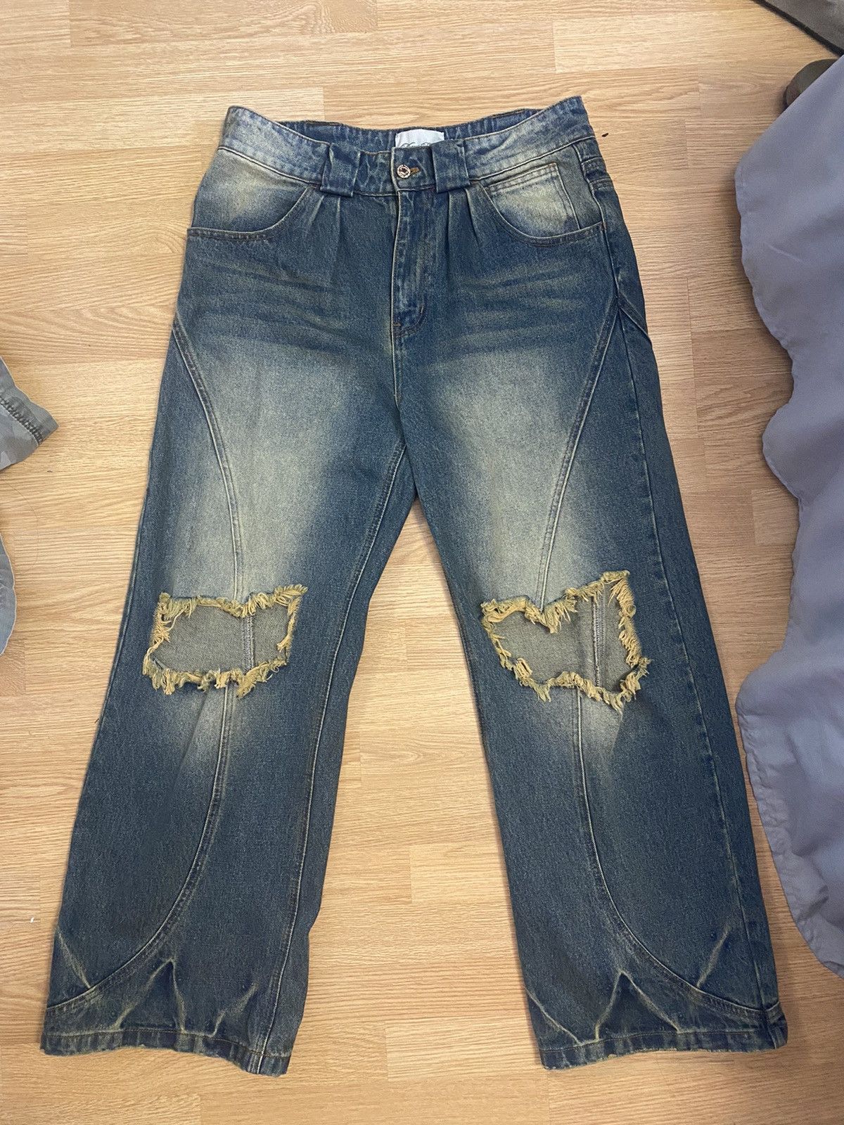 image of Distressed Denim Neaux Doubt Blowout Denim, Men's (Size 34)