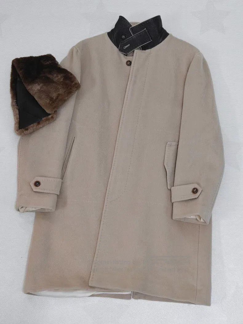 Brioni Brioni High-End Fur Collar Coat Size US L / EU 52-54 / 3 - 4 Thumbnail