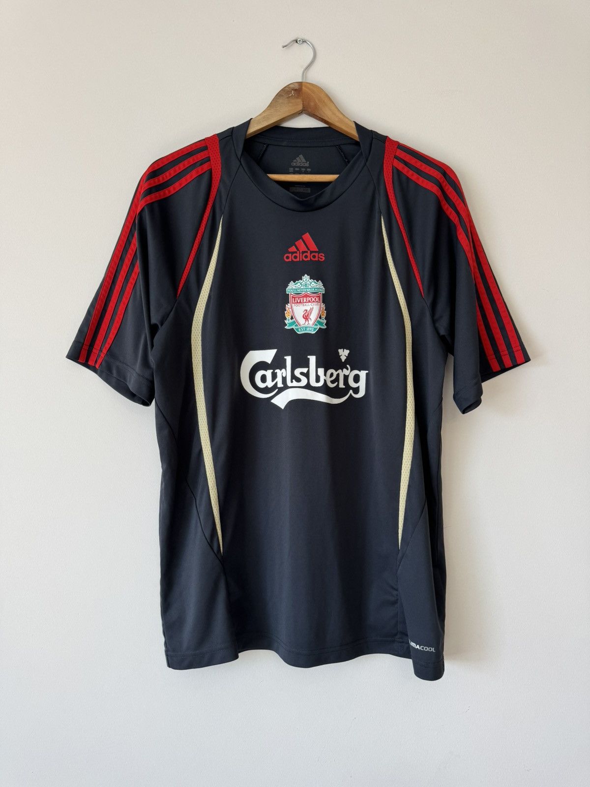 Adidas Vintage Liverpool 2009-2010 Soccer Training Jersey Adidas Size US L / EU 52-54 / 3 - 1 Thumbnail