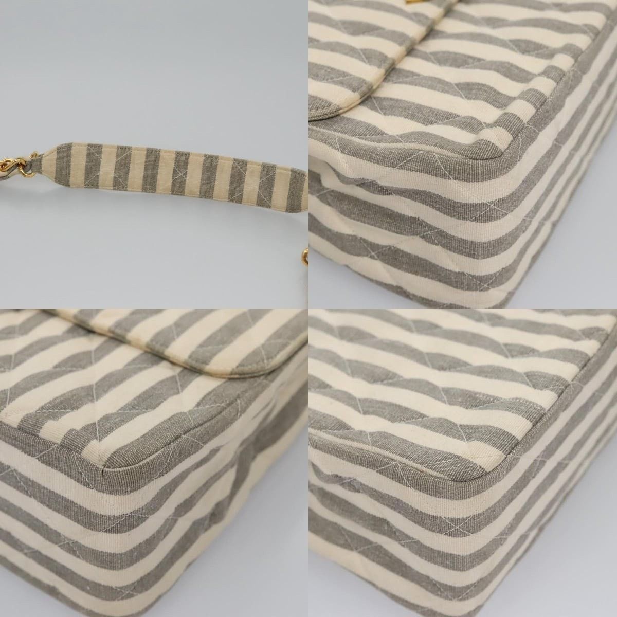 Chanel Chanel Striped Matelasse Chain Shoulder Bag Size ONE SIZE - 6 Thumbnail