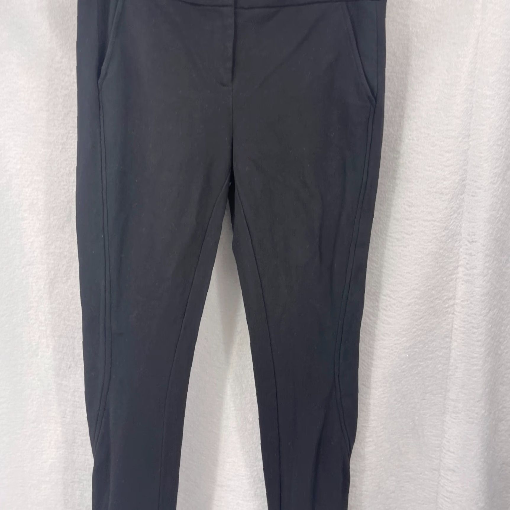 Diane von Furstenberg VINTAGE Diane von Furstenberg Skinny Fit Pants Womens 8 Black Stretch Dress Trousers 90s Size 30" / US 8 / IT 44 - 6 Thumbnail