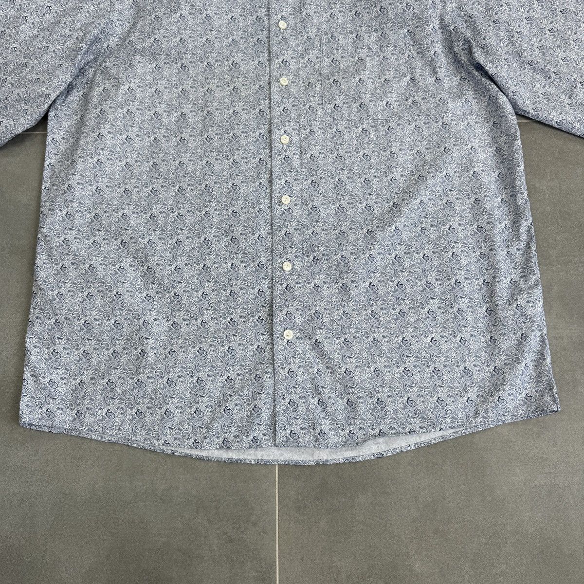 Eton ETON Classic Paisley Button Shirt Size 43/17 (XL/XXL) Size US XL / EU 56 / 4 - 4 Thumbnail