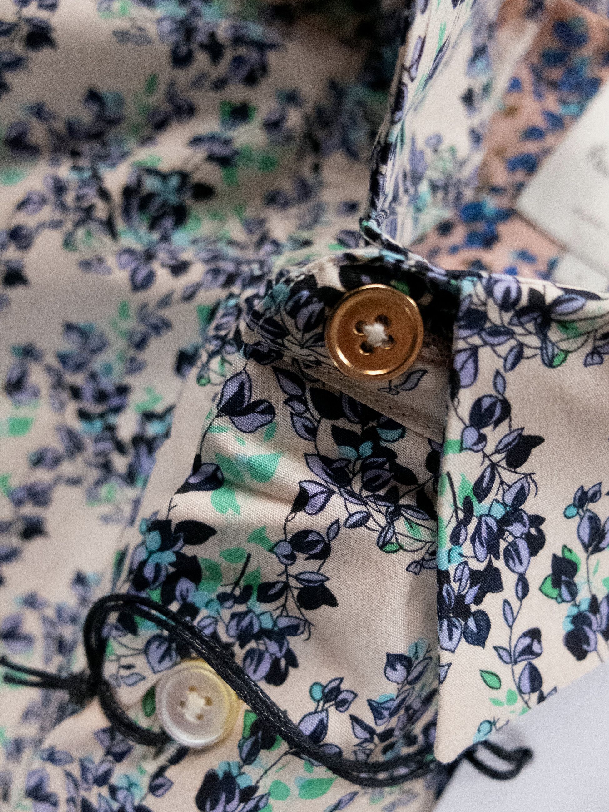 Paul Smith PAUL SMITH mainline ecru white floral print shirt Large Size US L / EU 52-54 / 3 - 7 Thumbnail