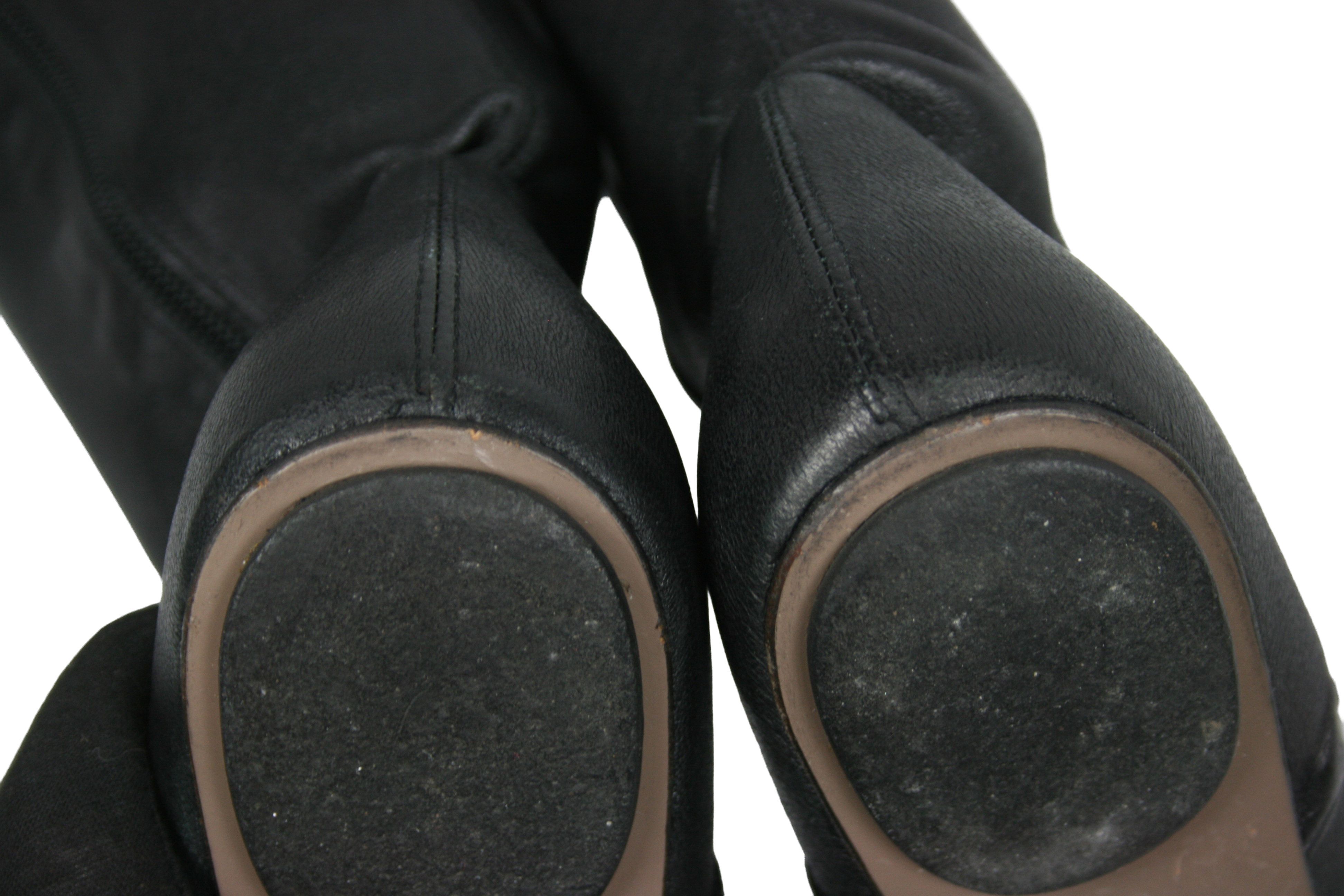 Versace 00S Medusa Logo Straps Leather Y2K Overknees Boots Vintage Size US 8 / IT 38 - 17 Thumbnail