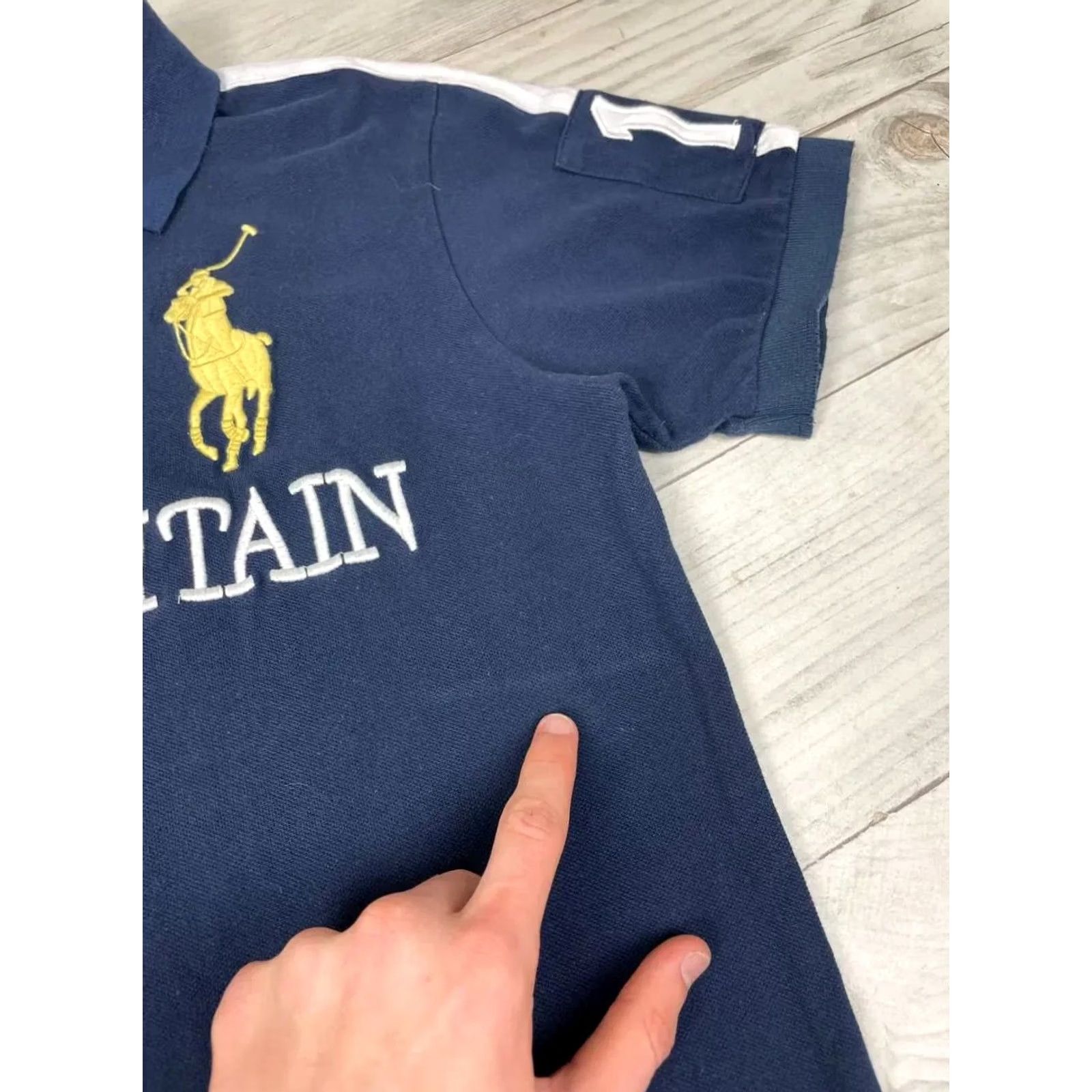 Polo Ralph Lauren VINTAGE Polo Ralph Lauren Great Britain GBR Rugby Polo Shirt Men Sz M Blue Shirt Polo Rugby Mens M Blue GBR Great Britain Logo All Seasons 90s Size US M / EU 48-50 / 2 - 7 Thumbnail
