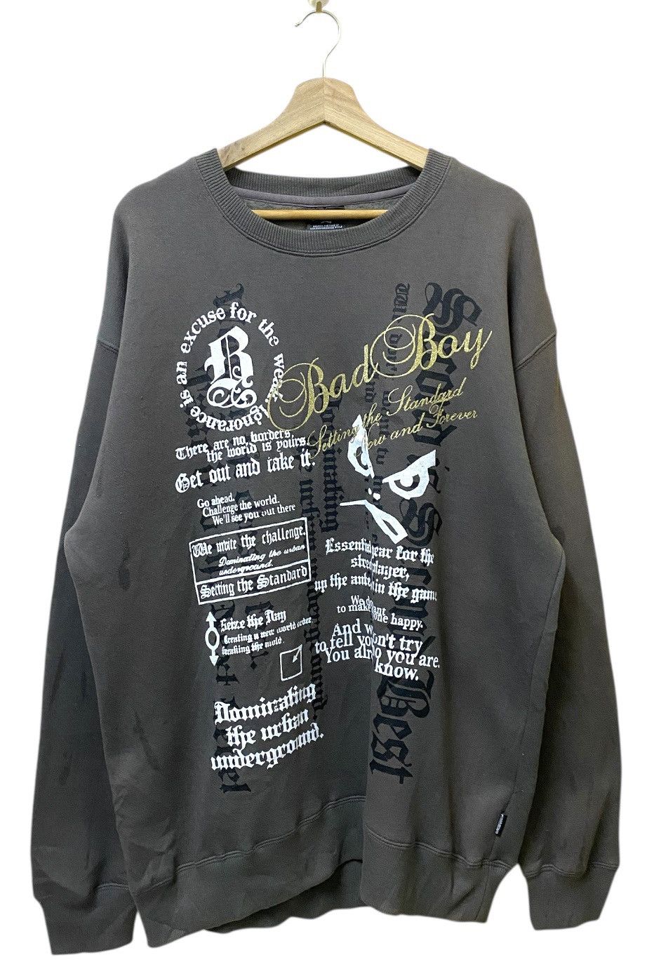 The Unbranded Brand Bad Boy Sweatshirt Crewneck Tee Size US XXL / EU 58 / 5 - 1 Thumbnail