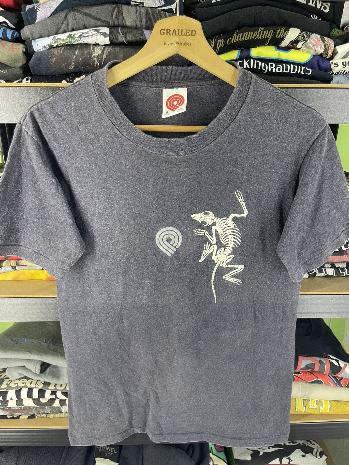 Powell Peralta Thrashed 1988 Vintage Powell Peralta Rat Bones T-Shirt Size US S / EU 44-46 / 1 - 9 Thumbnail