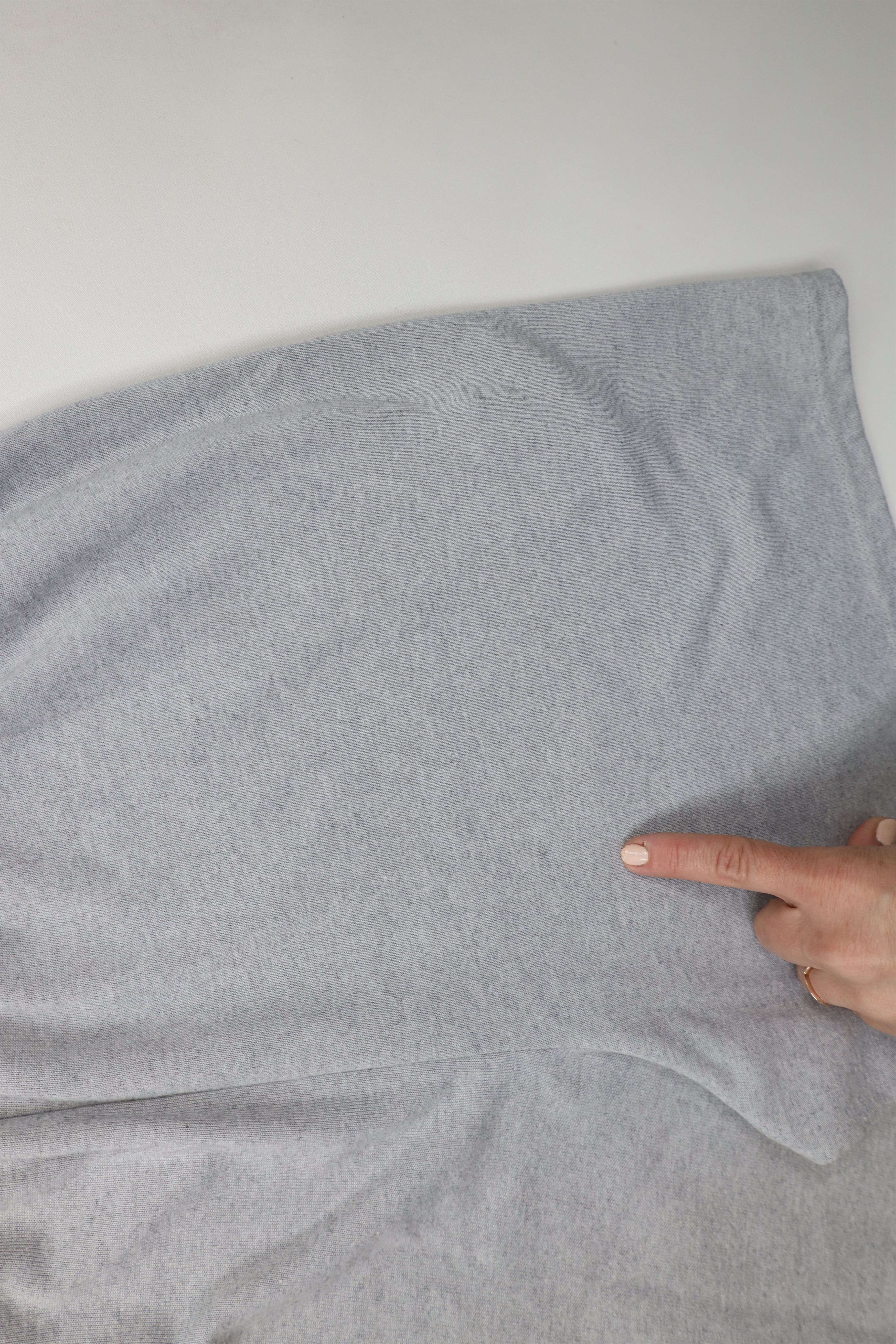 Russell Athletic × Vintage Vintage 90s Russell Athletic Knee Blank Shorts Heather Gray Size US 36 / EU 52 - 13 Thumbnail