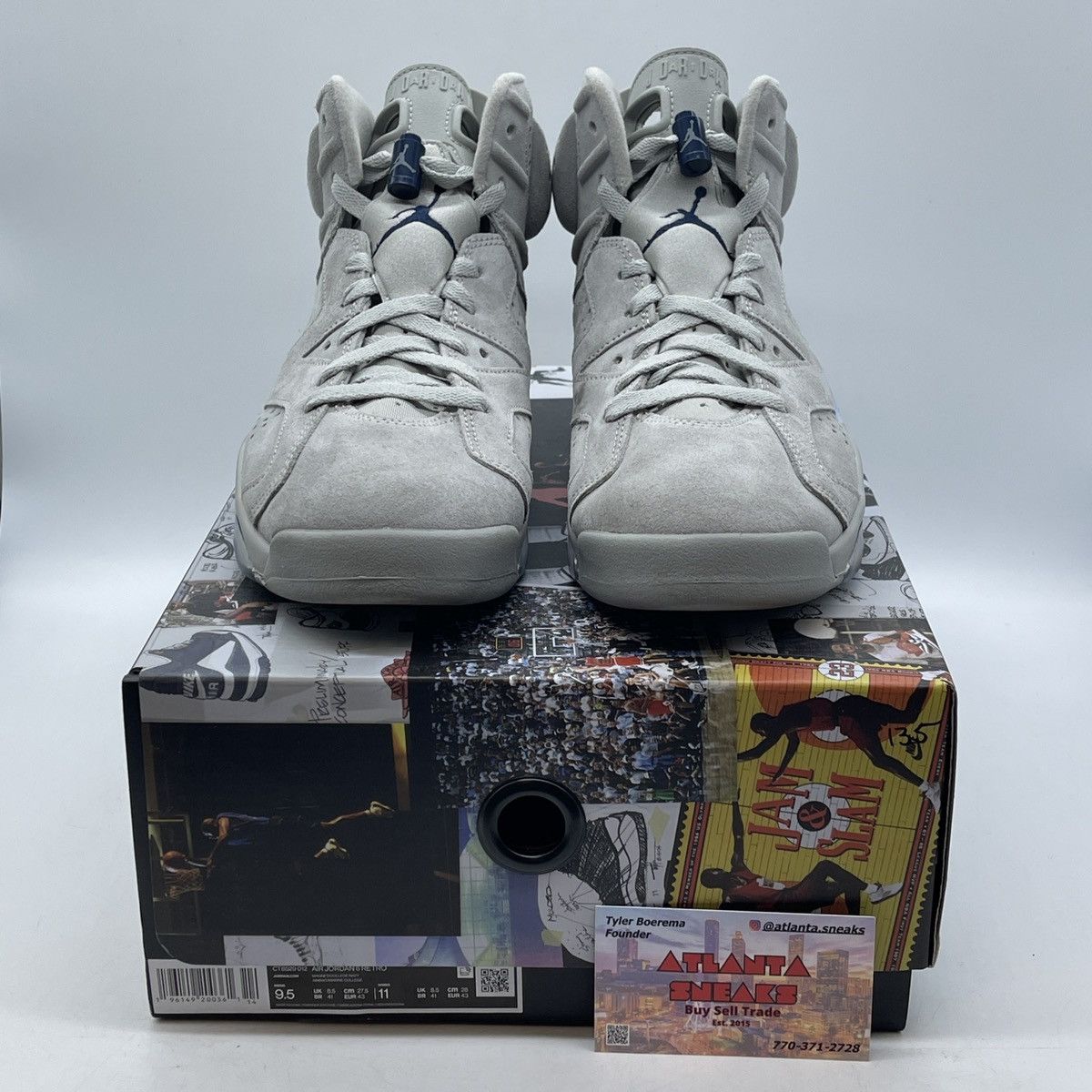 Jordan Brand Air Jordan 6 Georgetown Size US 9.5 / EU 42-43 - 2 Thumbnail
