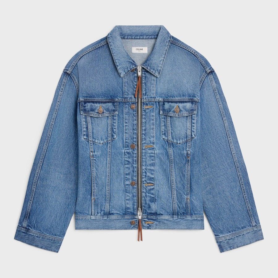 Celine × Hedi Slimane Celine SS20 Blue Denim Jacket | Grailed
