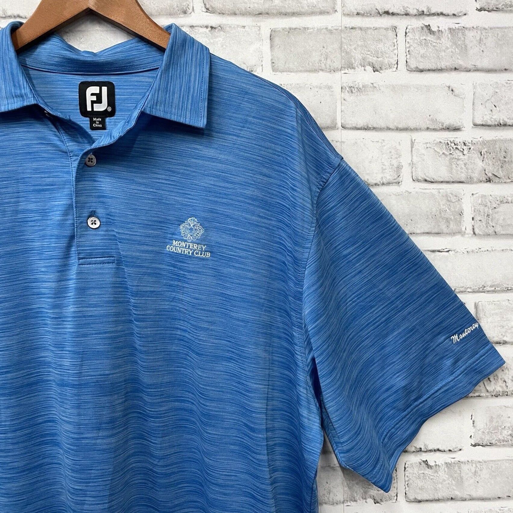 Footjoy VINTAGE FootJoy Polo Shirt Mens Size XL Blue Country Club Size US XL / EU 56 / 4 - 2 Thumbnail