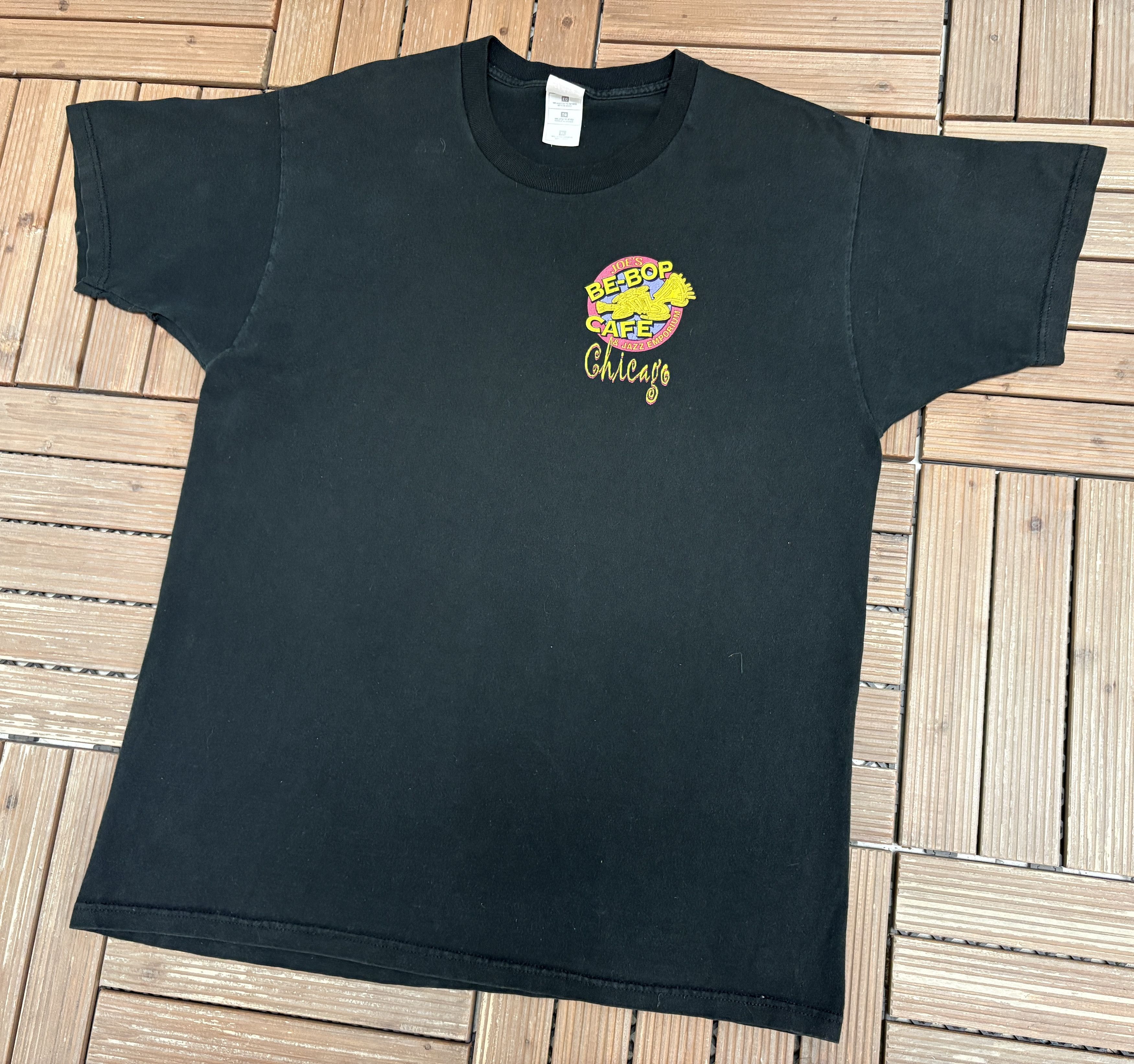 Vintage Joe's Be-Bop Cafe & Jazz Emporium Vintage T-Shirt Tee Size US XL / EU 56 / 4 - 3 Thumbnail