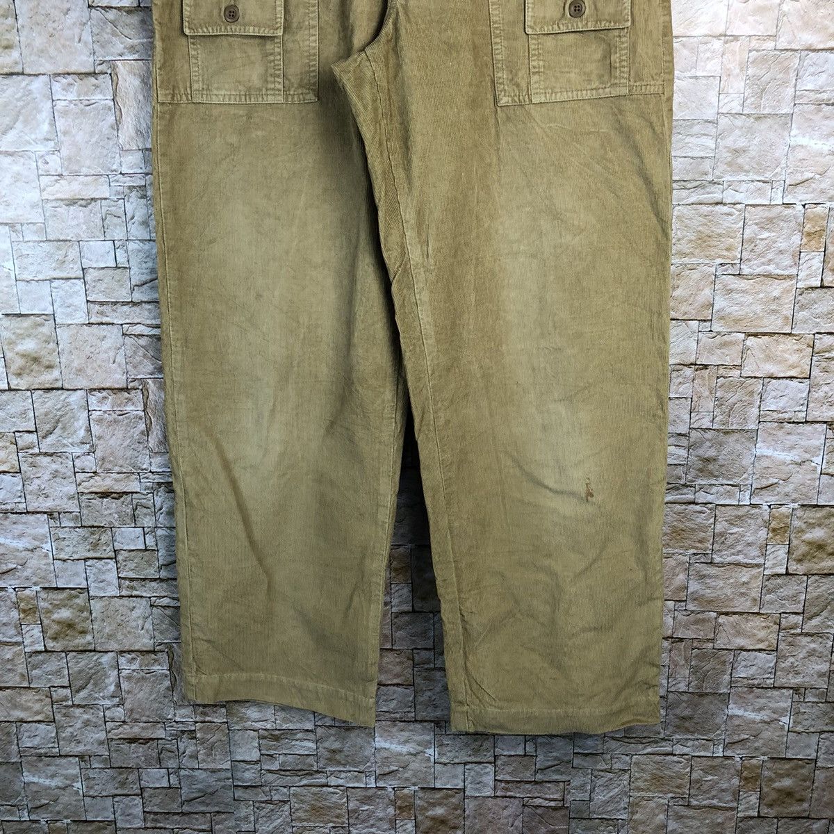 Gap Gap Reservist vintage Brown Corduroy bush Pants #A153 Size US 31 - 3 Thumbnail