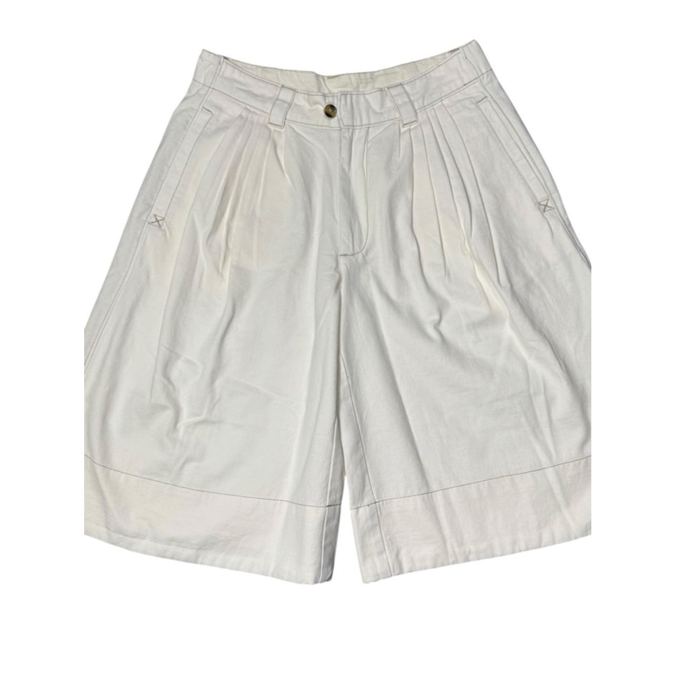 Free People NWT New $98 Free People Sadie A-Line Long Shorts In Clean I Size 27" / US 4 / IT 40 - 3 Thumbnail