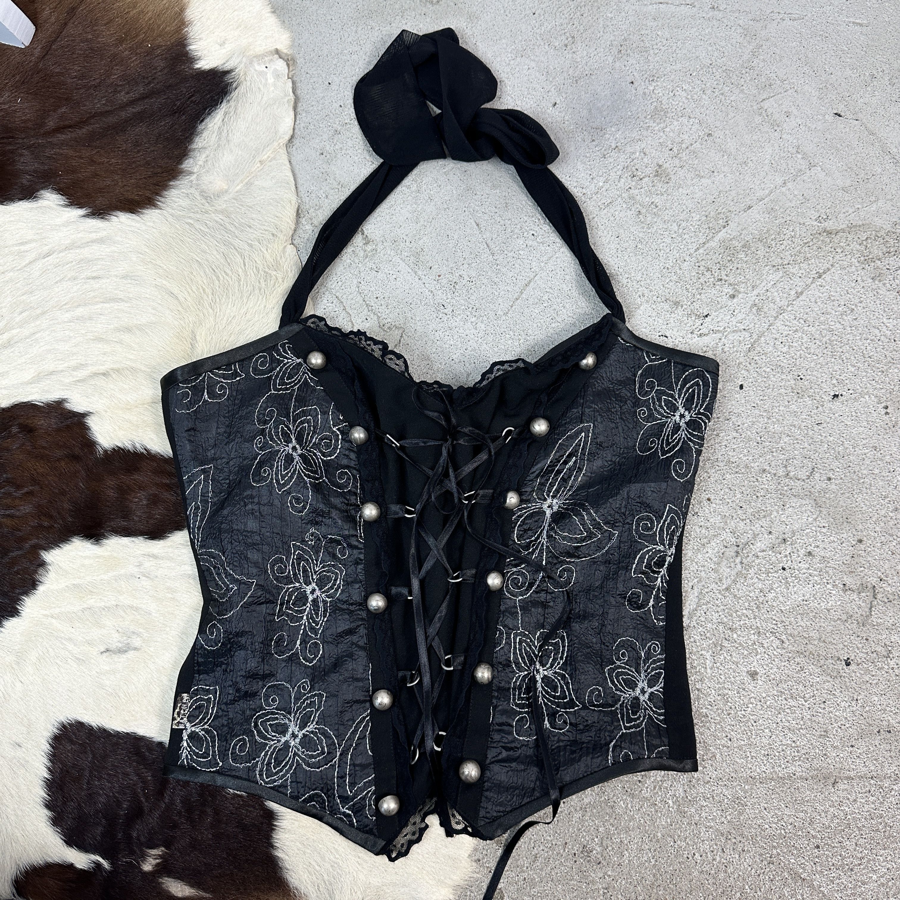 Vintage Vintage 00s Corset Top Size M / US 6-8 / IT 42-44 - 5 Thumbnail