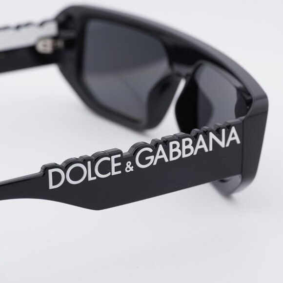 Dolce & Gabbana Dolce & Gabbana DG6203 501/87 Sunglasses Shiny Black Size ONE SIZE - 6 Thumbnail