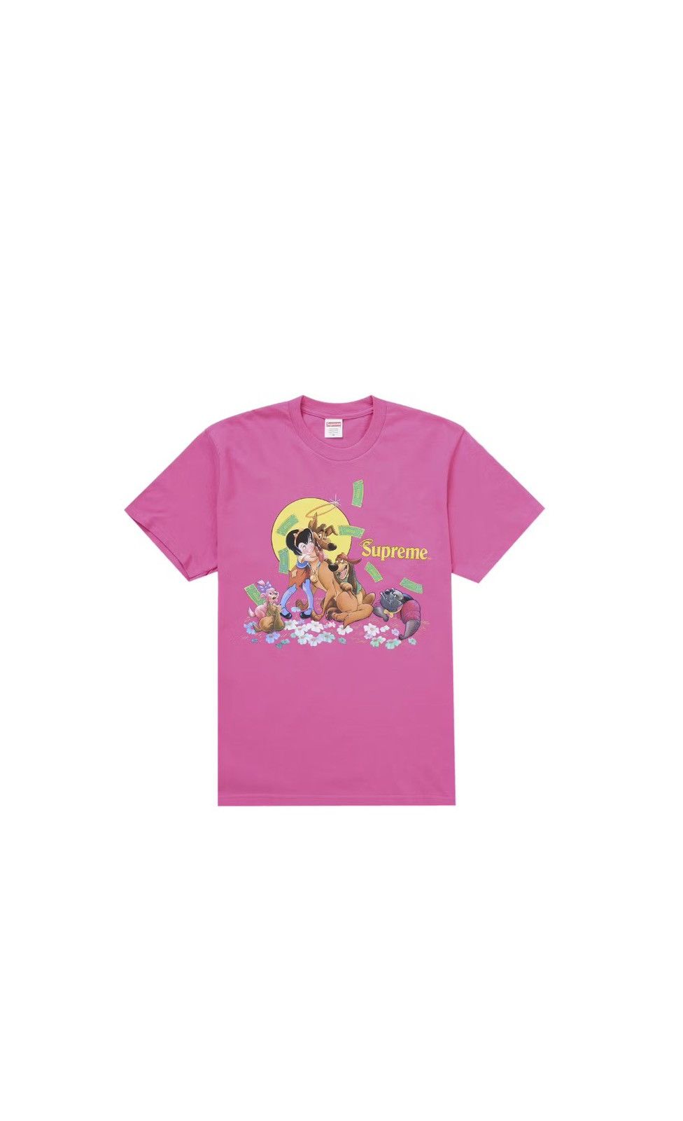 Supreme All Dogs Go To Heaven Tee ピンク Supreme All Dogs Go To