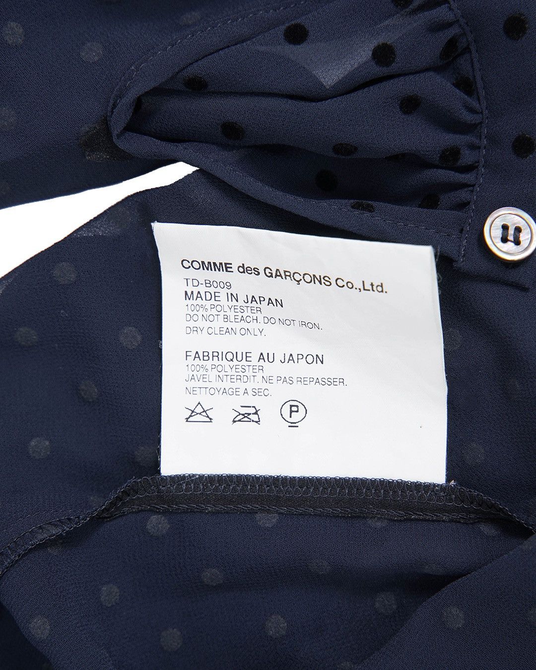 Comme des Garcons Comme Des Garçons Polka Dot Shirt Size S / US 4 / IT 40 - 9 Thumbnail