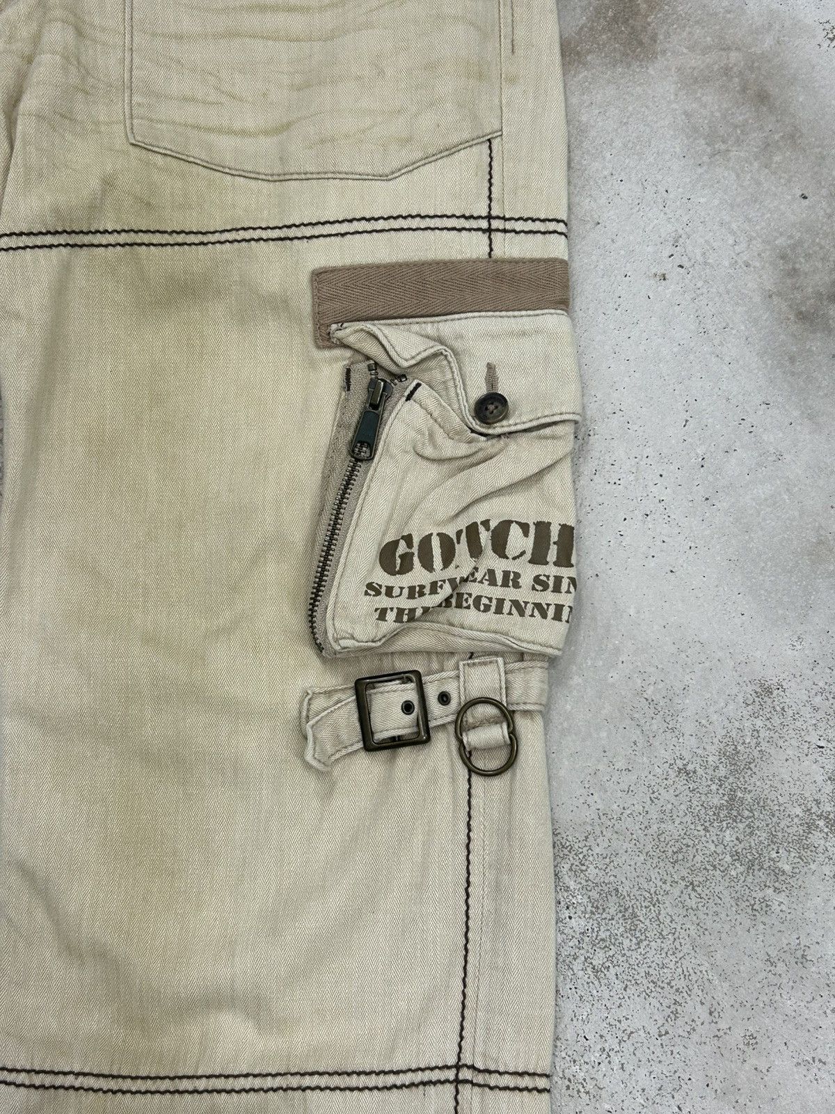 Le Grande Bleu (L.G.B.) Gotcha Brand Cargo Tactical Multipocket Utility Worker Size US 33 - 4 Thumbnail