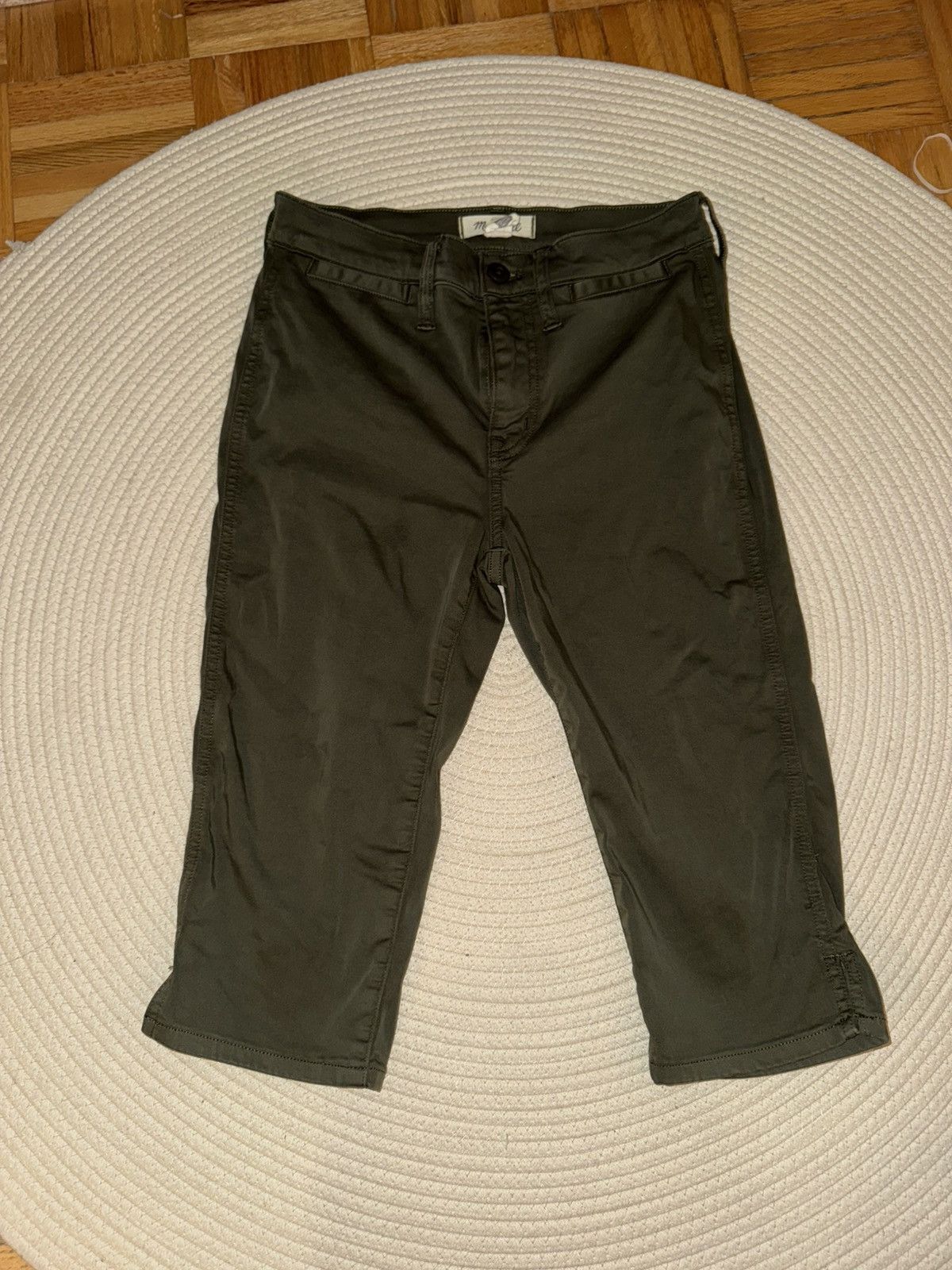 Madewell Madewell The '90s Capri Pant in Garment-Dyed Sateen Size 25" / US 0 / IT 36 - 5 Thumbnail