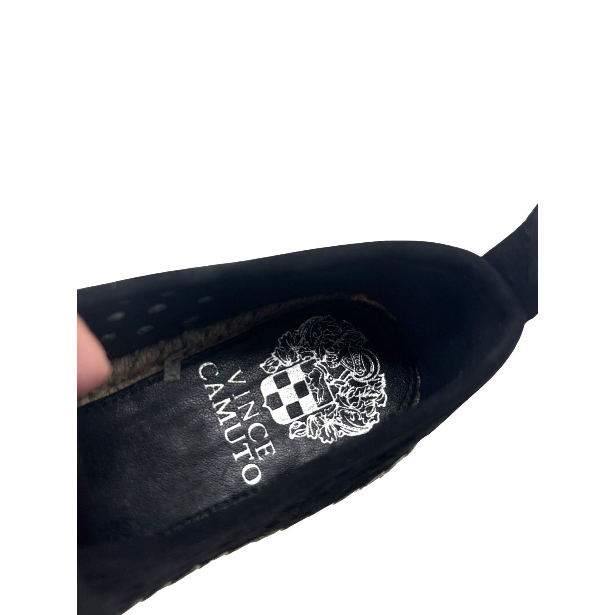 Vince Camuto Vince Camuto Thera Women’s Espadrille Sneakers, Black, 7 M Size US 7 / IT 37 - 6 Thumbnail