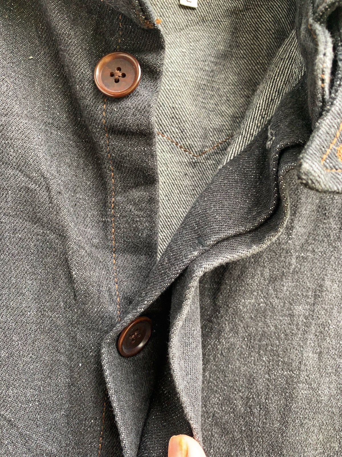 Alexander Julian Alexender Julian Denim Chore Jacket Hide Buttons. Size US L / EU 52-54 / 3 - 7 Thumbnail